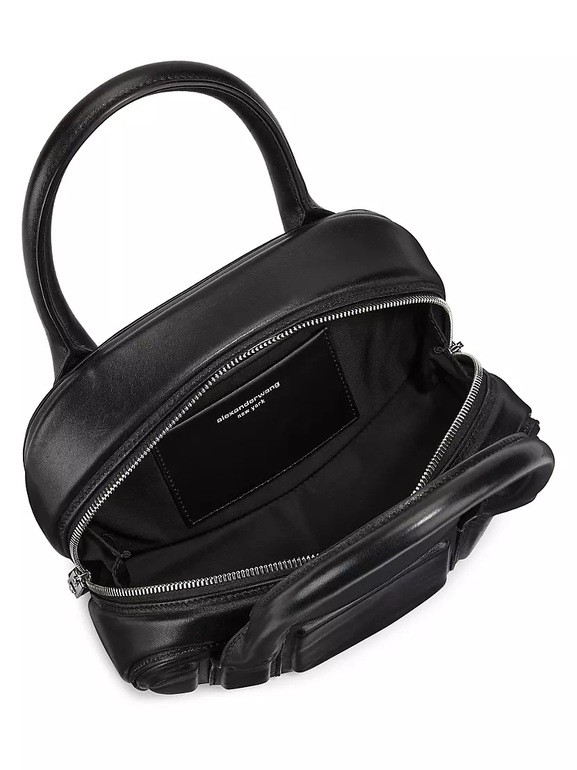 Alexander Wang Small Roc Leather Top-Handle Bag