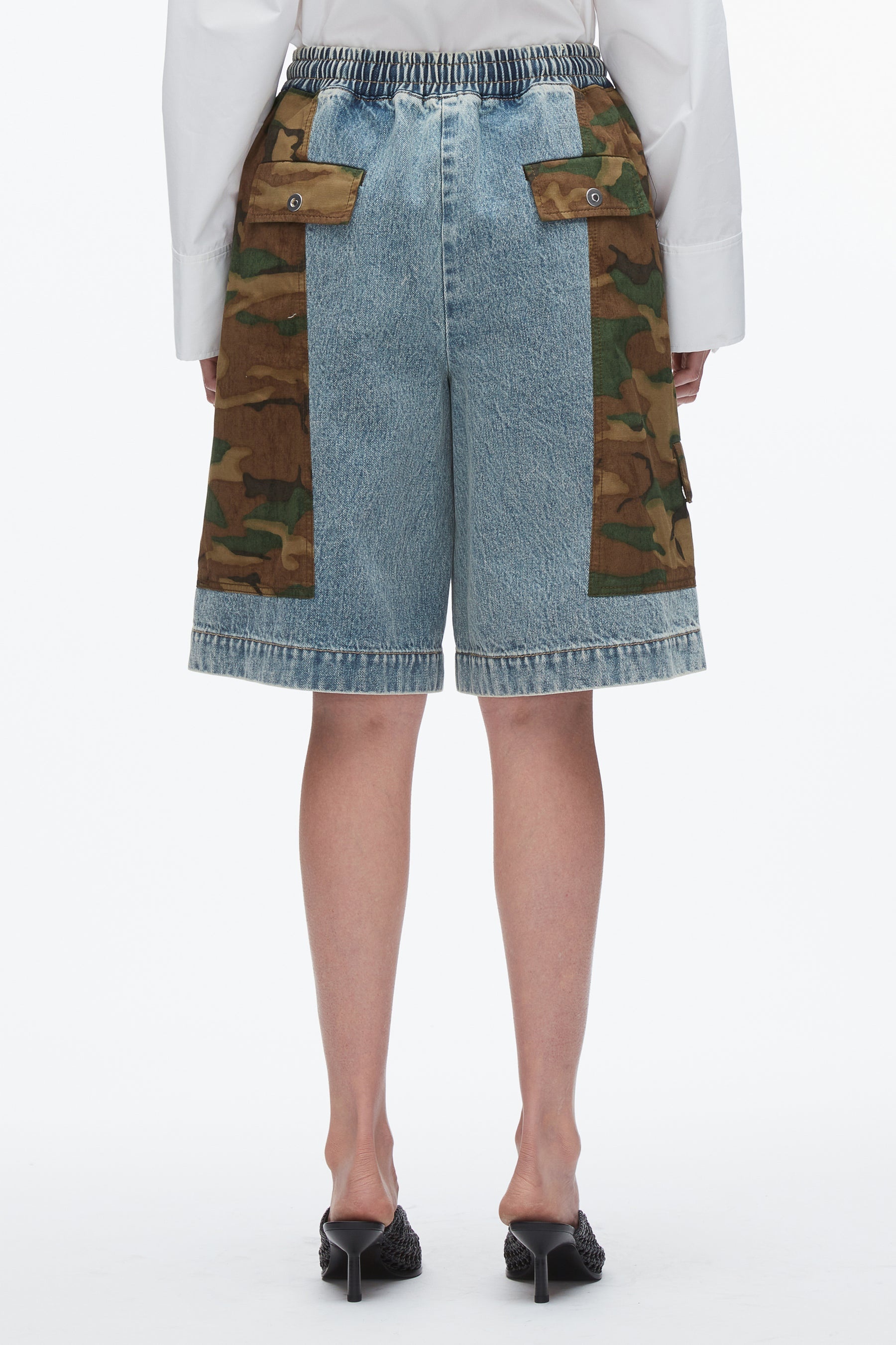 Patchwork Camo Basketball Short - 5