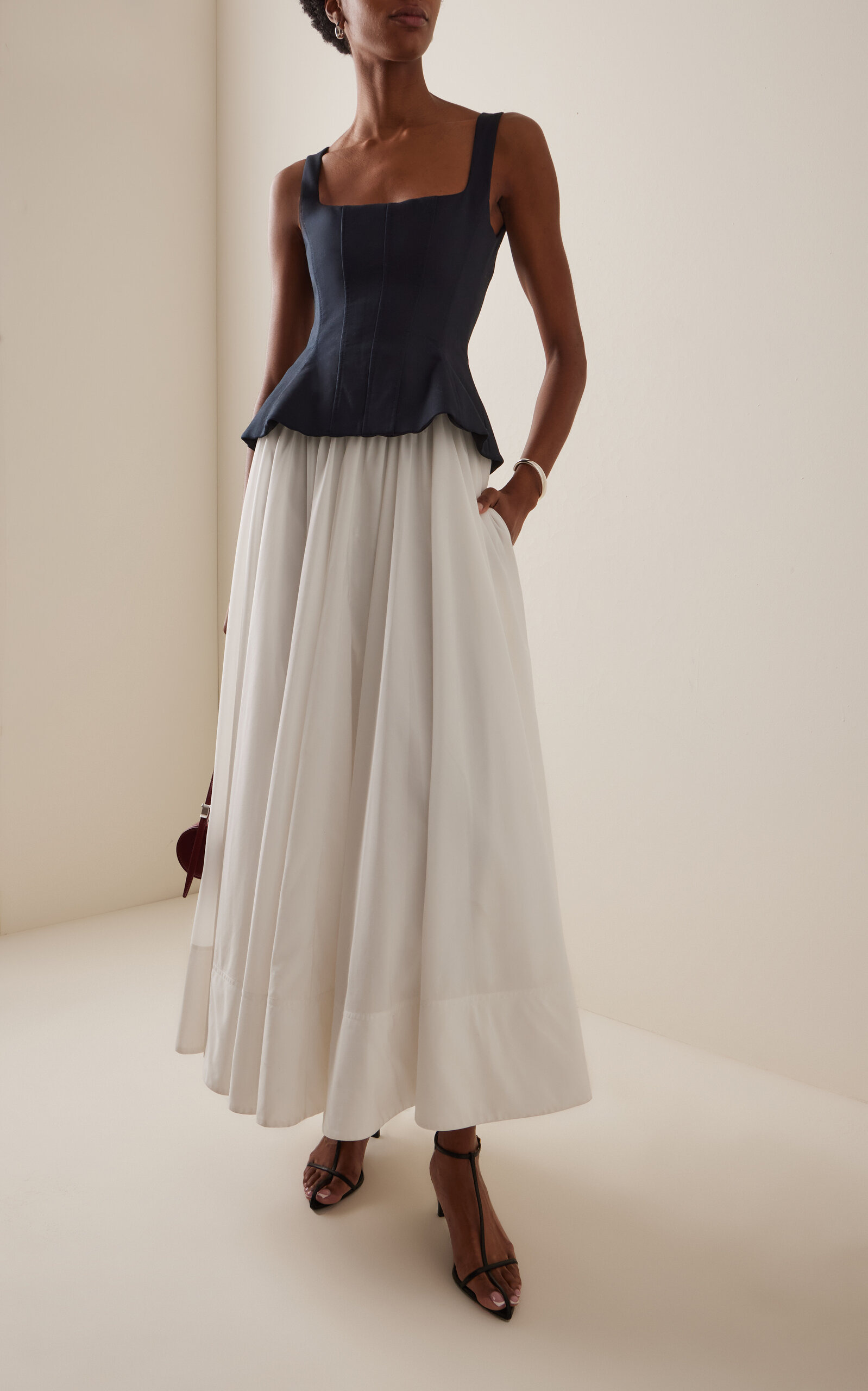 Jolynn Midi Dress black/white - 3