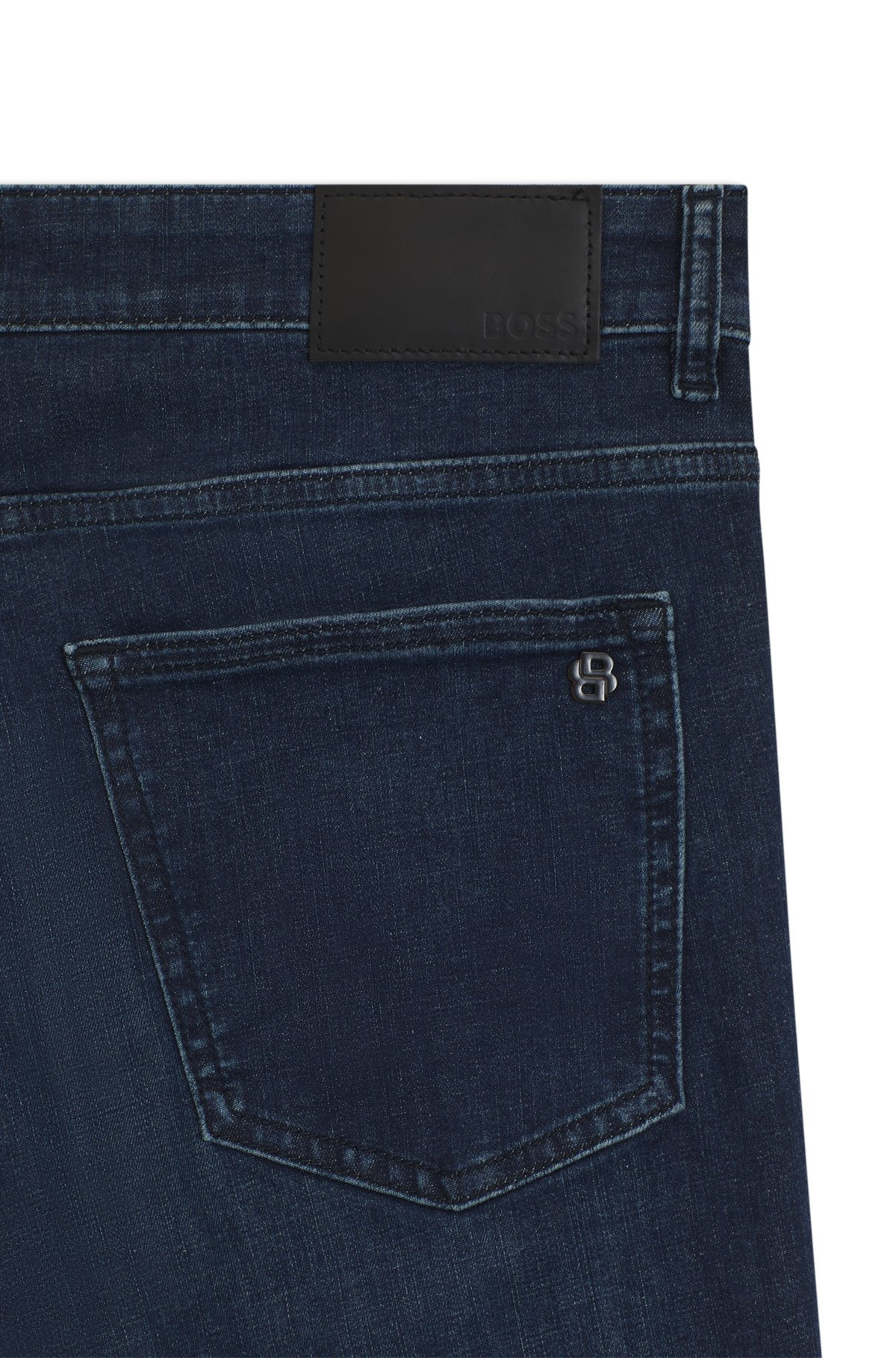 DELAWARE SLIM-FIT JEANS IN DARK-BLUE DENIM - 6