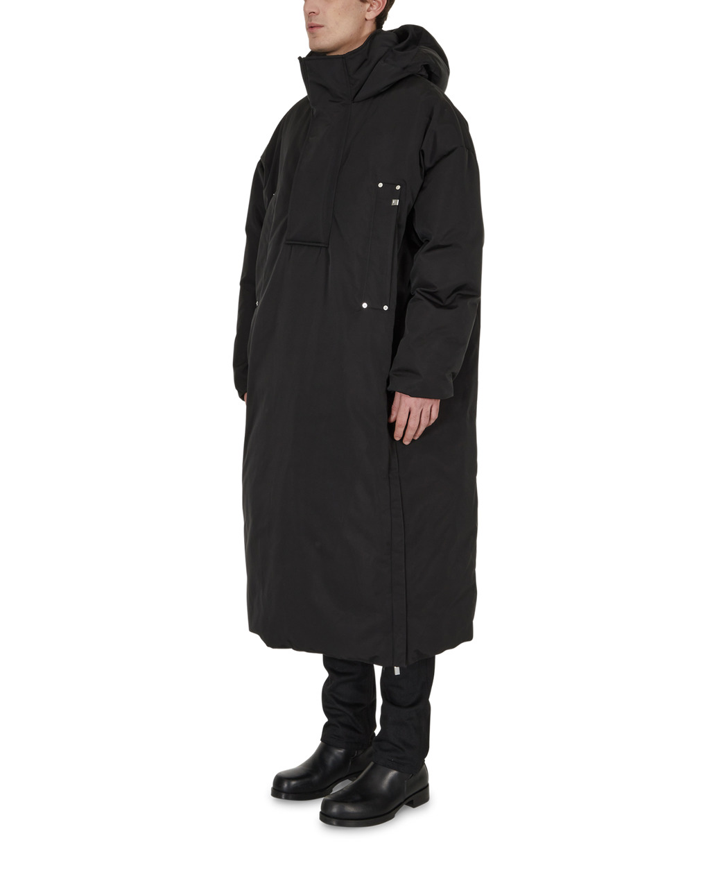 NYLON PULLOVER PUFFER COAT - 3