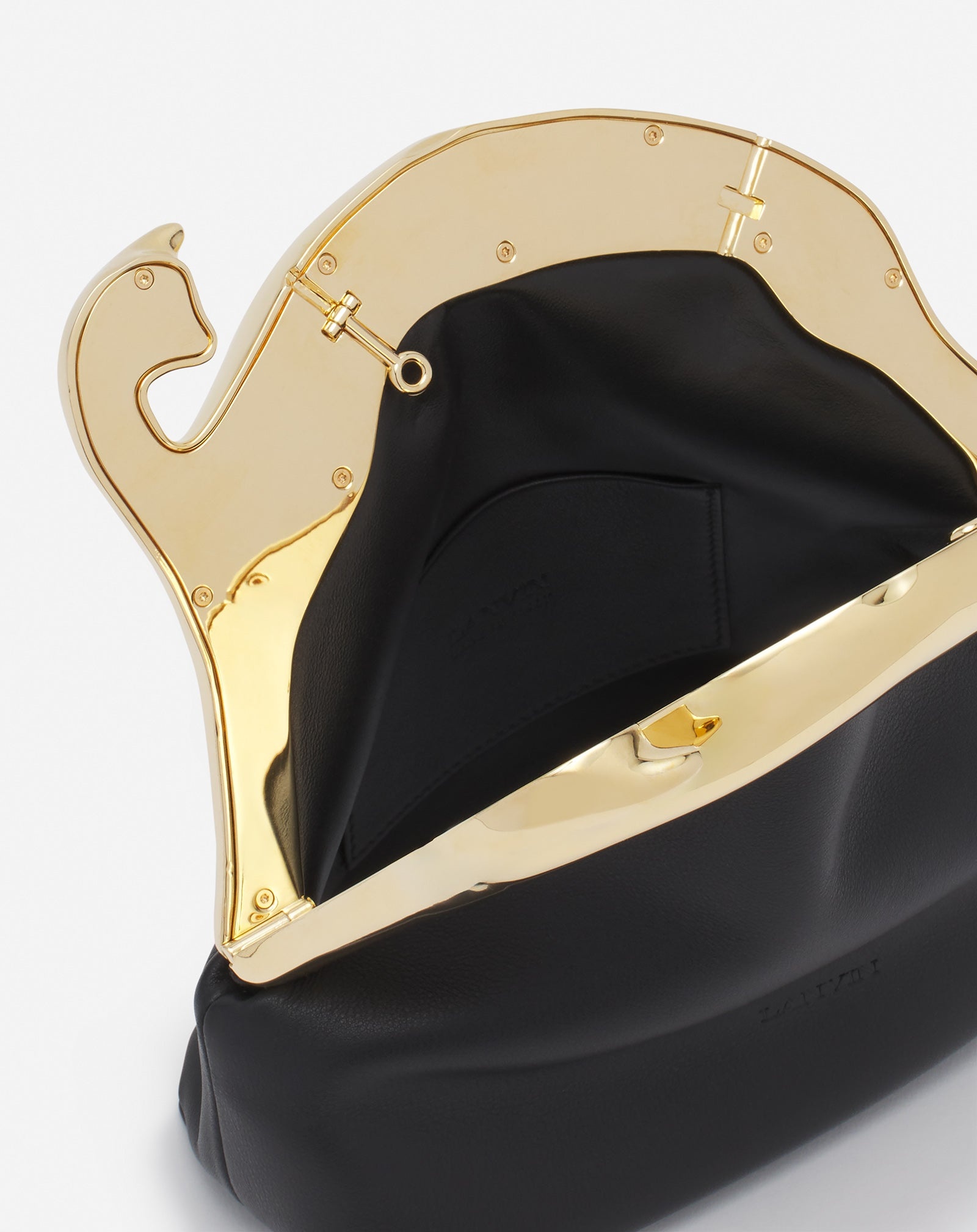 FUSION CAT LEATHER CLUTCH BAG - 5