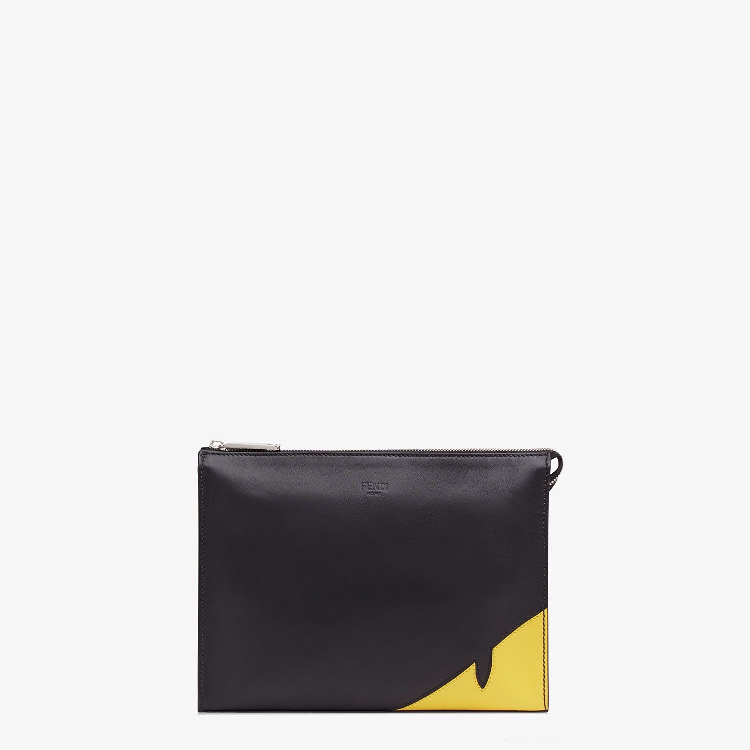 Black calfskin pochette - 1