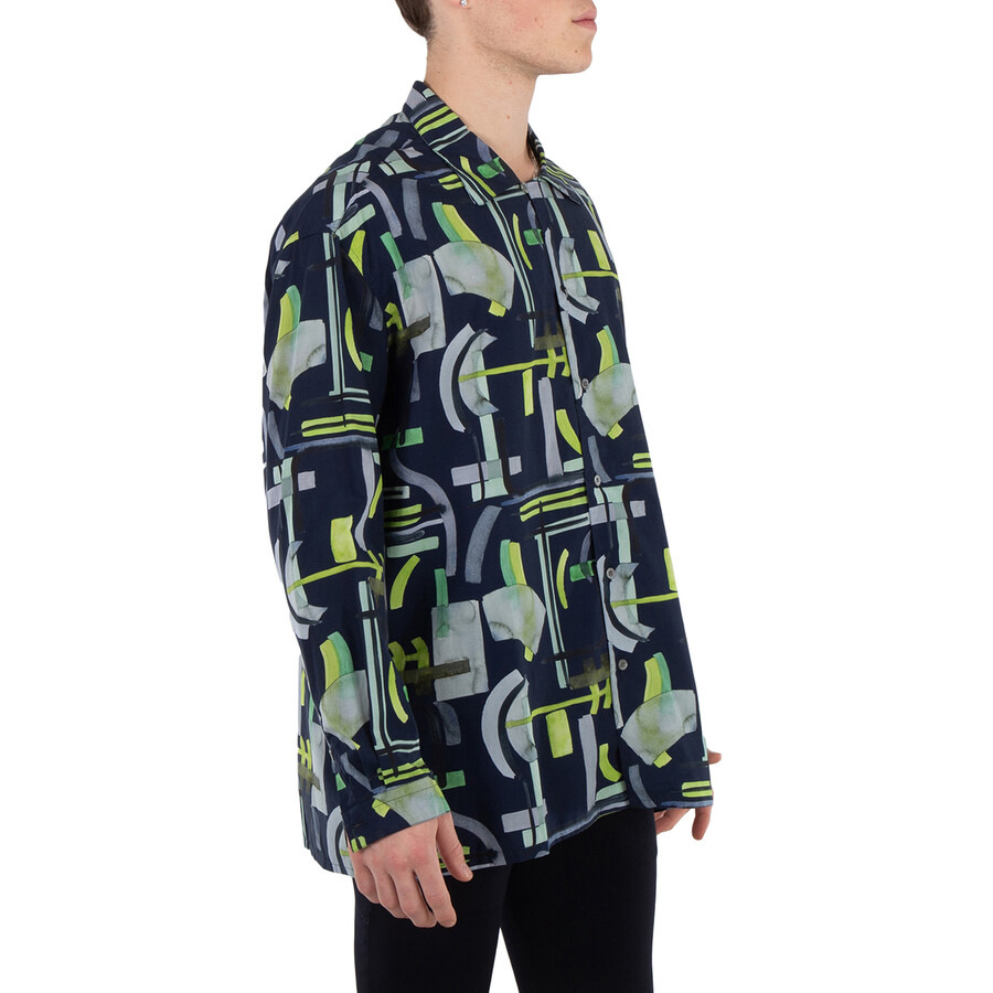 Emporio Armani All-Over Pattern Long Sleeved Shirt - 4