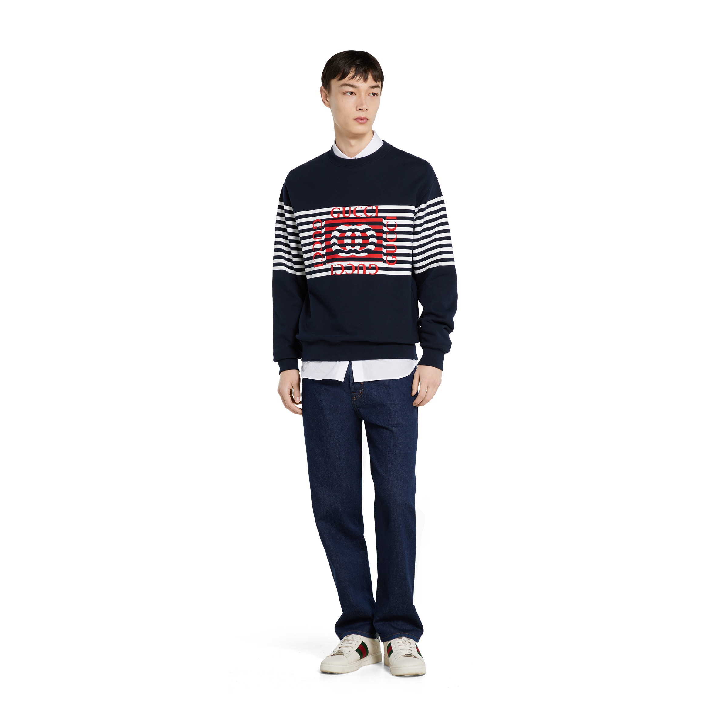 Printed cotton jersey sweatshirt - 2