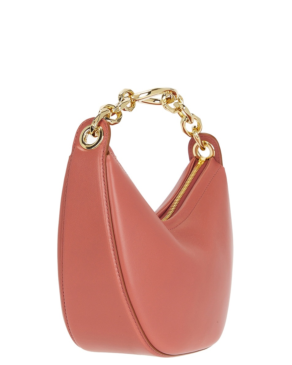 Mini V Logo Moon Hobo Bag - 4