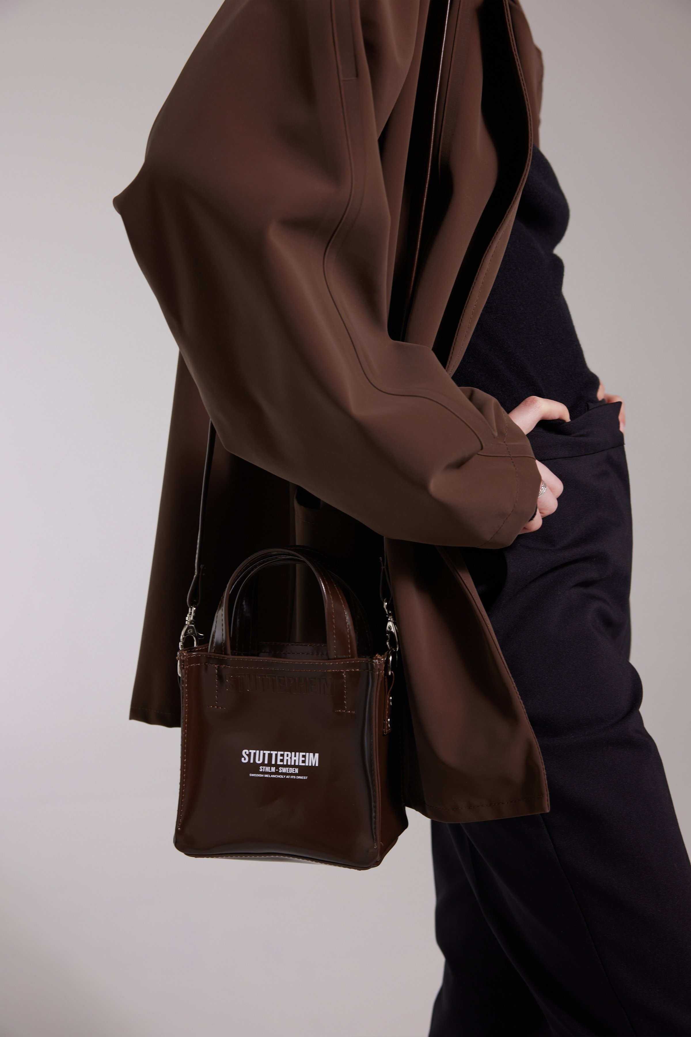 Moberg Matte Blazer Dark Brown - 4