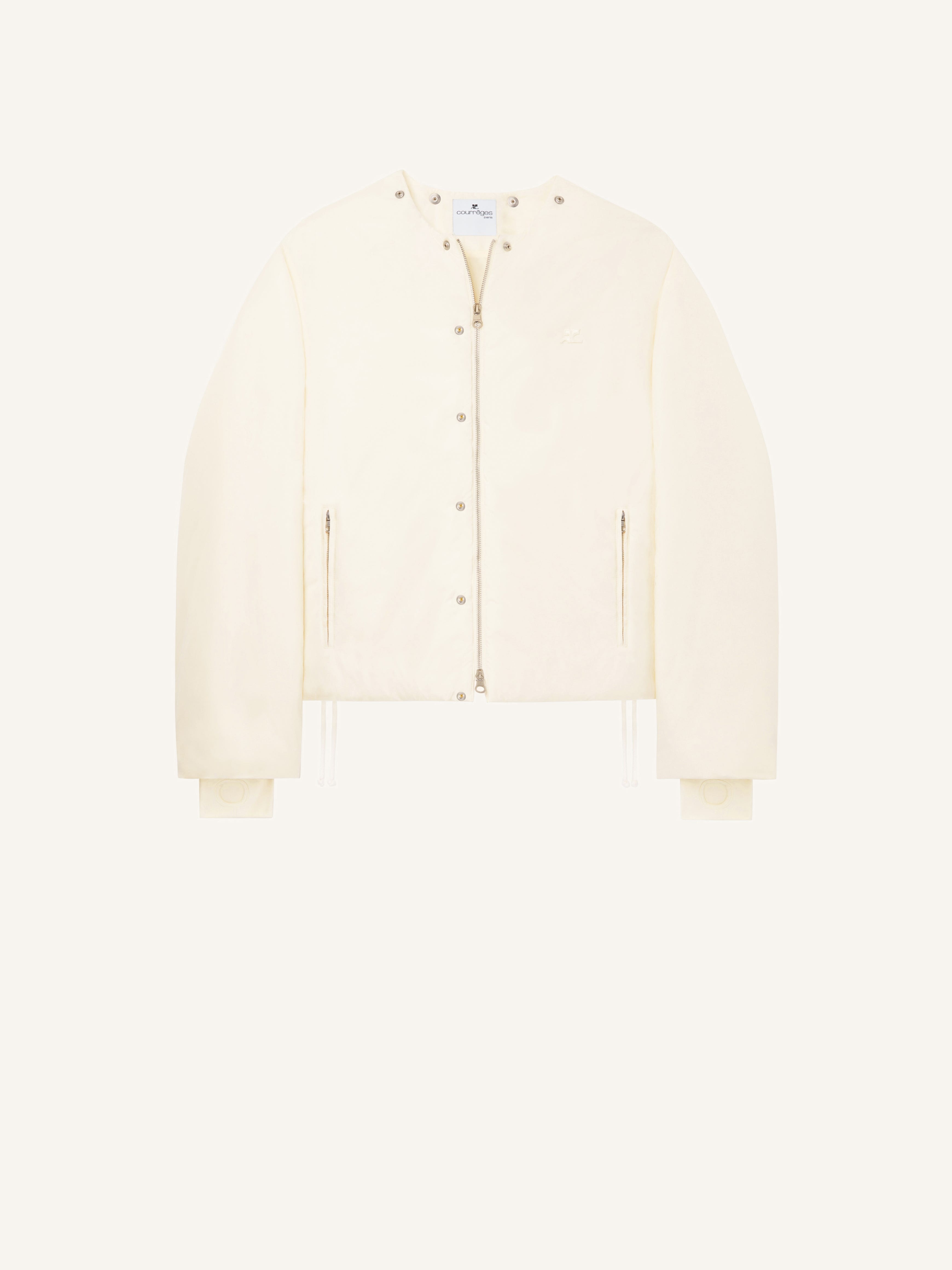 NYLON HOODED PUFFER JACKET - 2