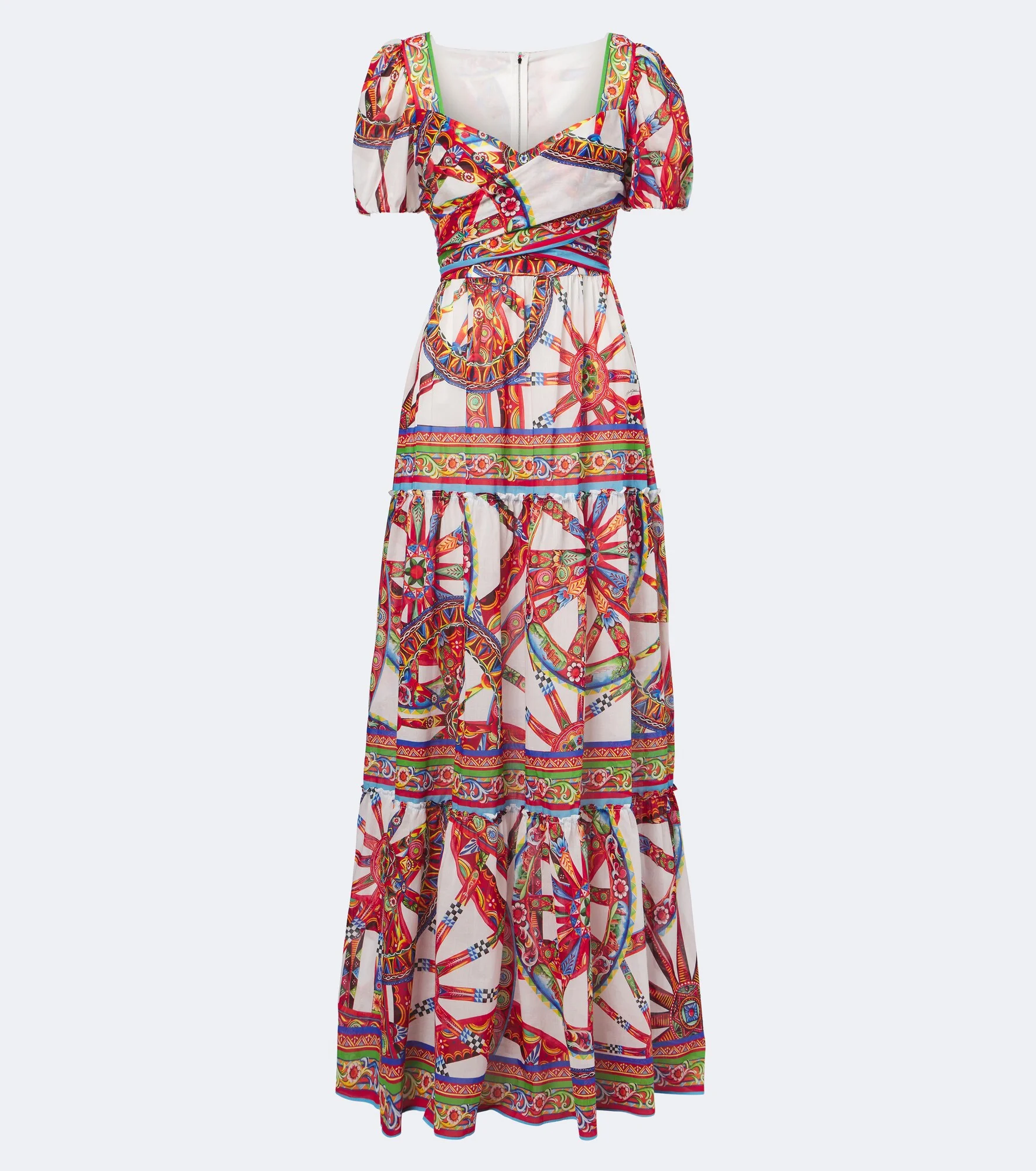 Carretto cotton maxi dress - 1