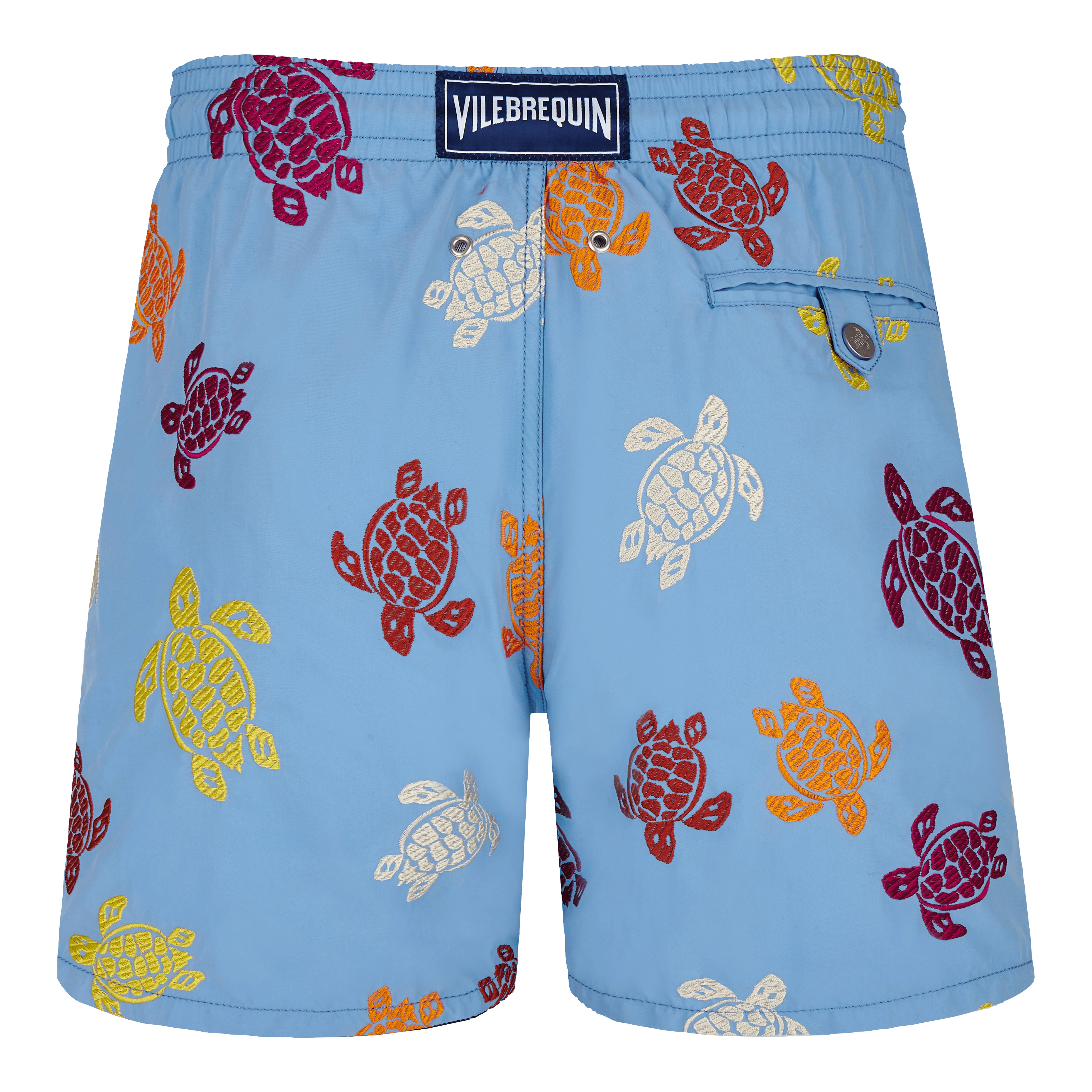 Men Swim Trunks Embroidered Tortue Multicolore - Limited Edition - 2