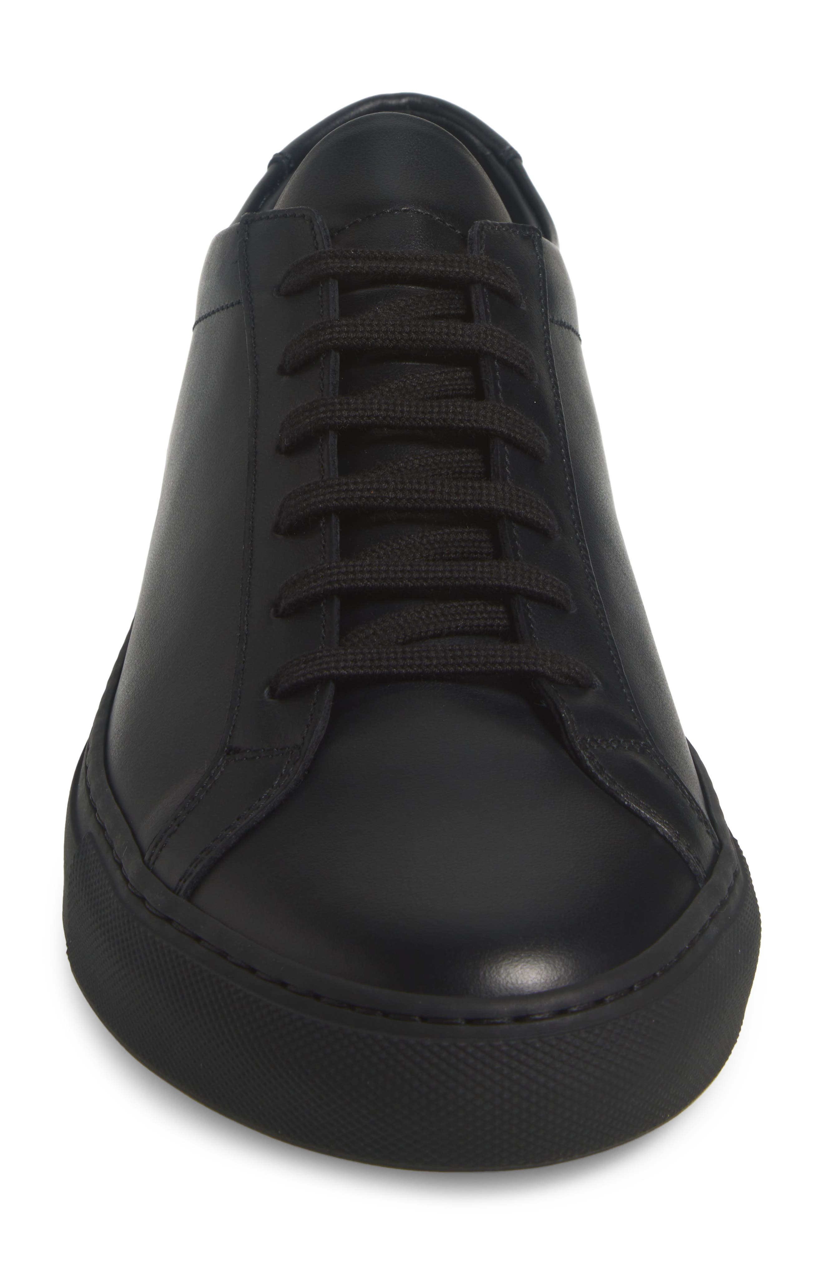 Common Projects Original Achilles Sneaker in Black/Black at Nordstrom - 4