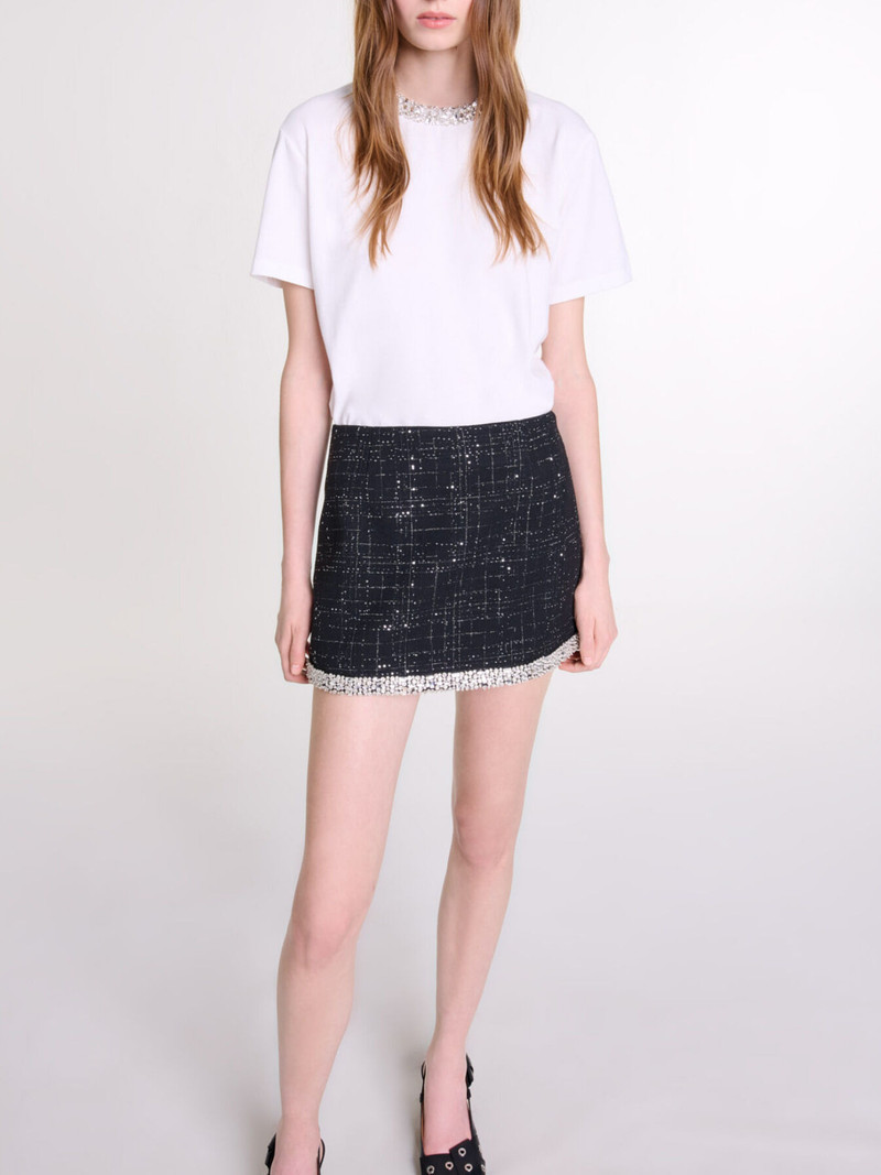 Sequinned skort 5