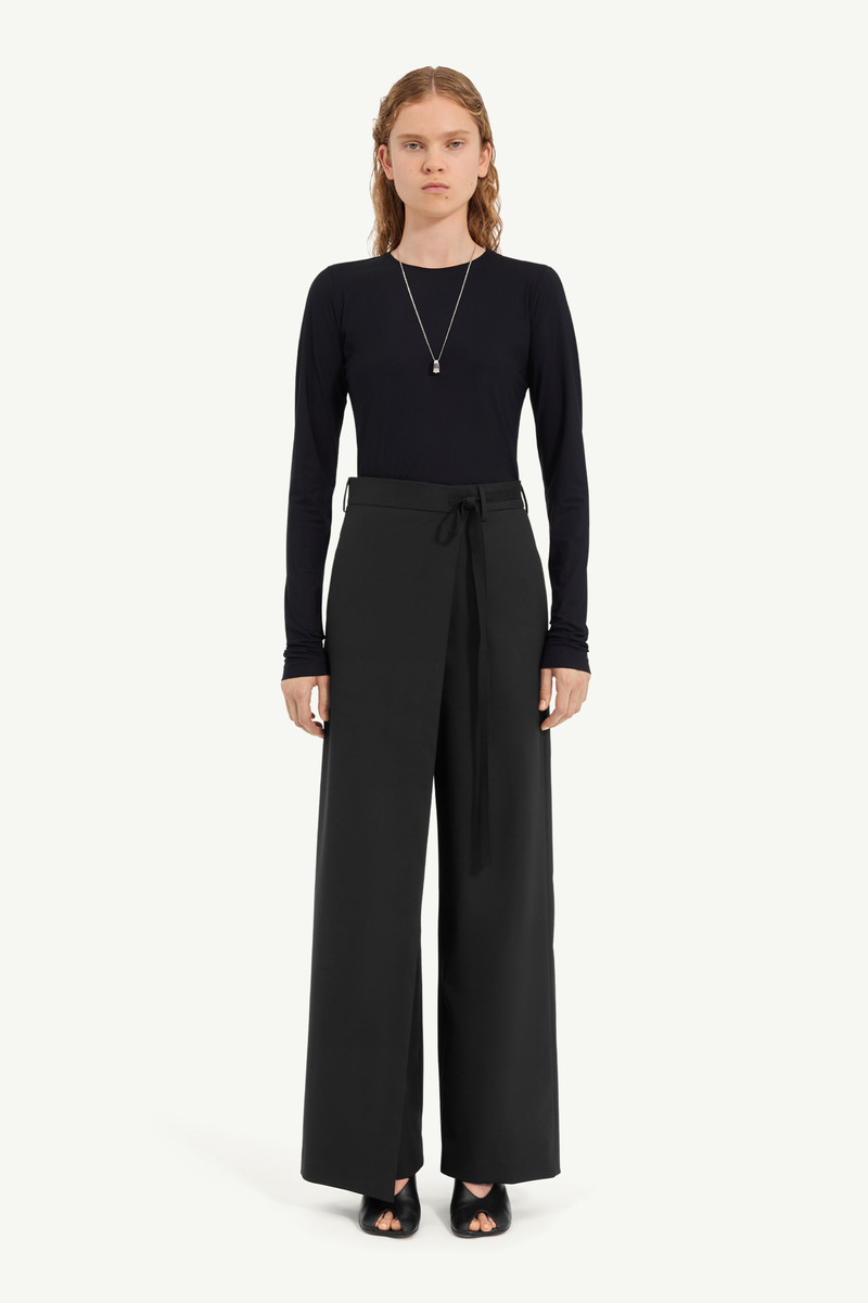 Wool-blend trousers 1