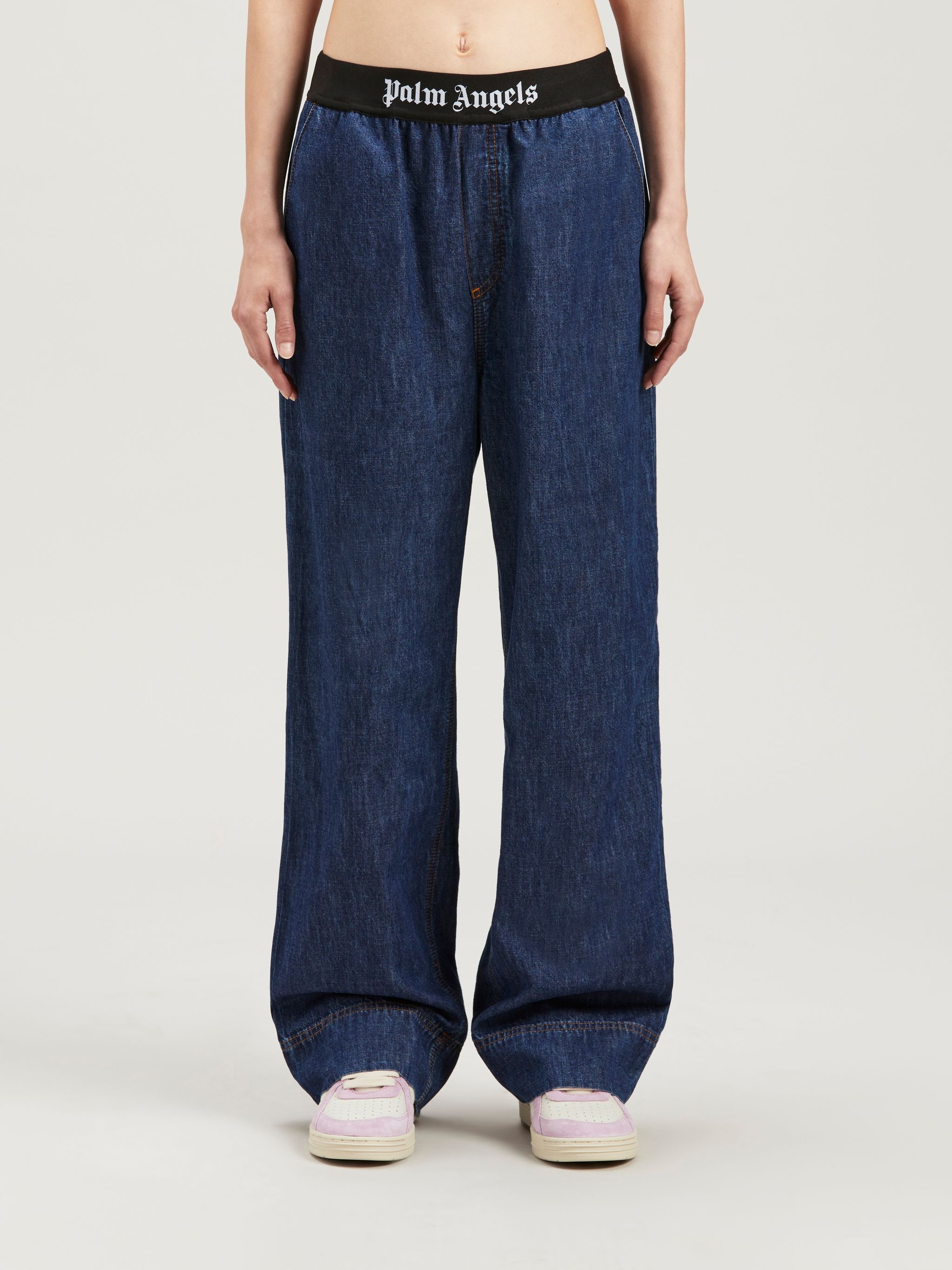 Denim Pajama Pants - 3