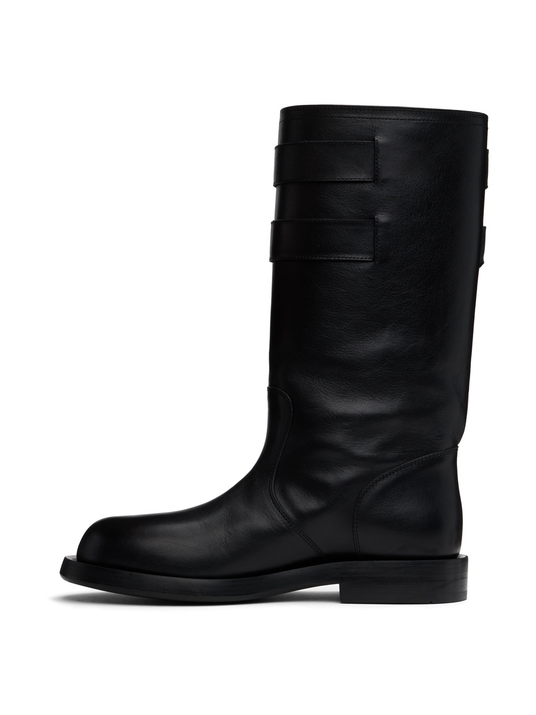 Black Milan Soft Biker Boots - 3