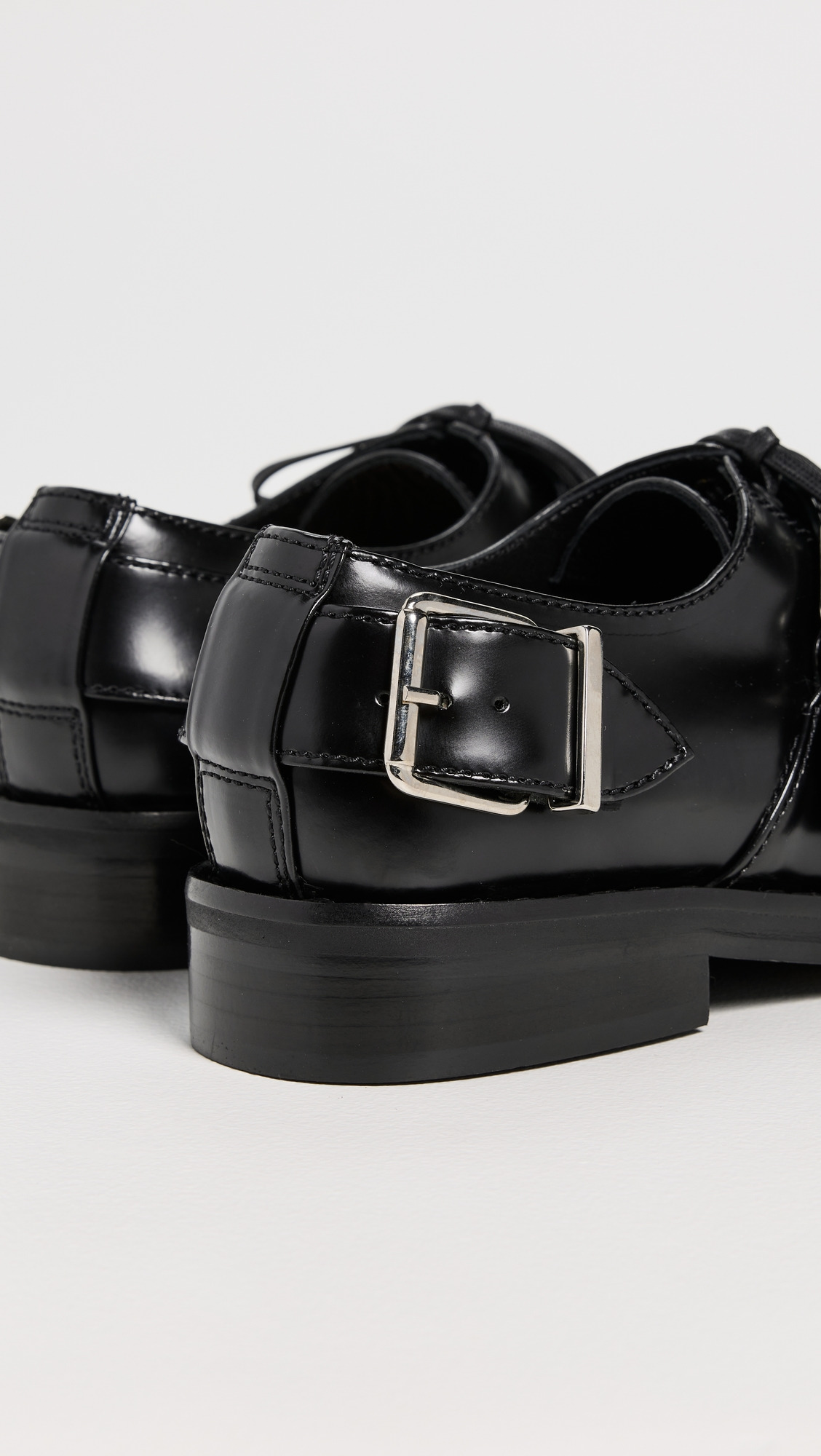 Multi Buckle Brogue Loafers - 3