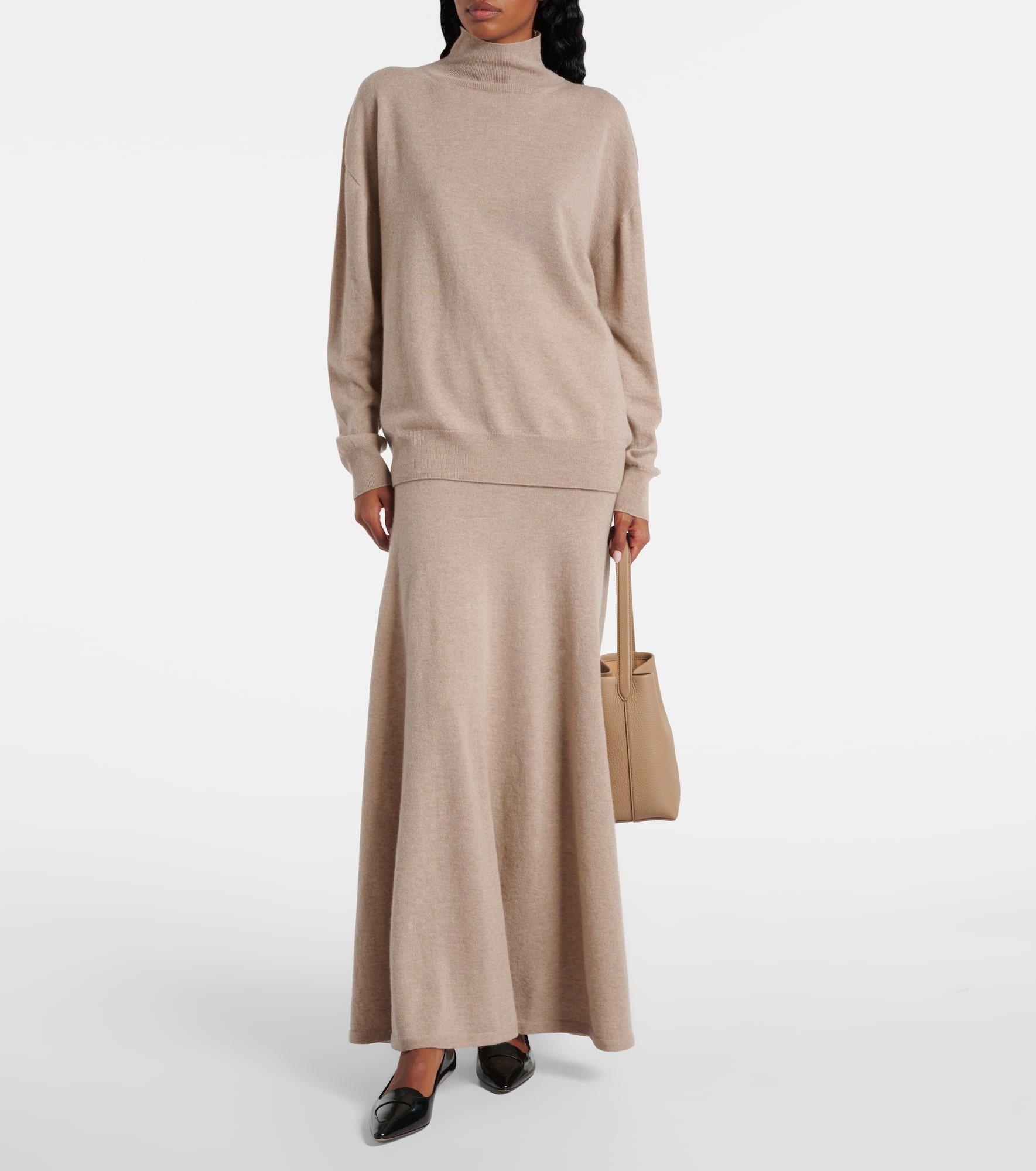 Jovan cashmere maxi skirt - 2