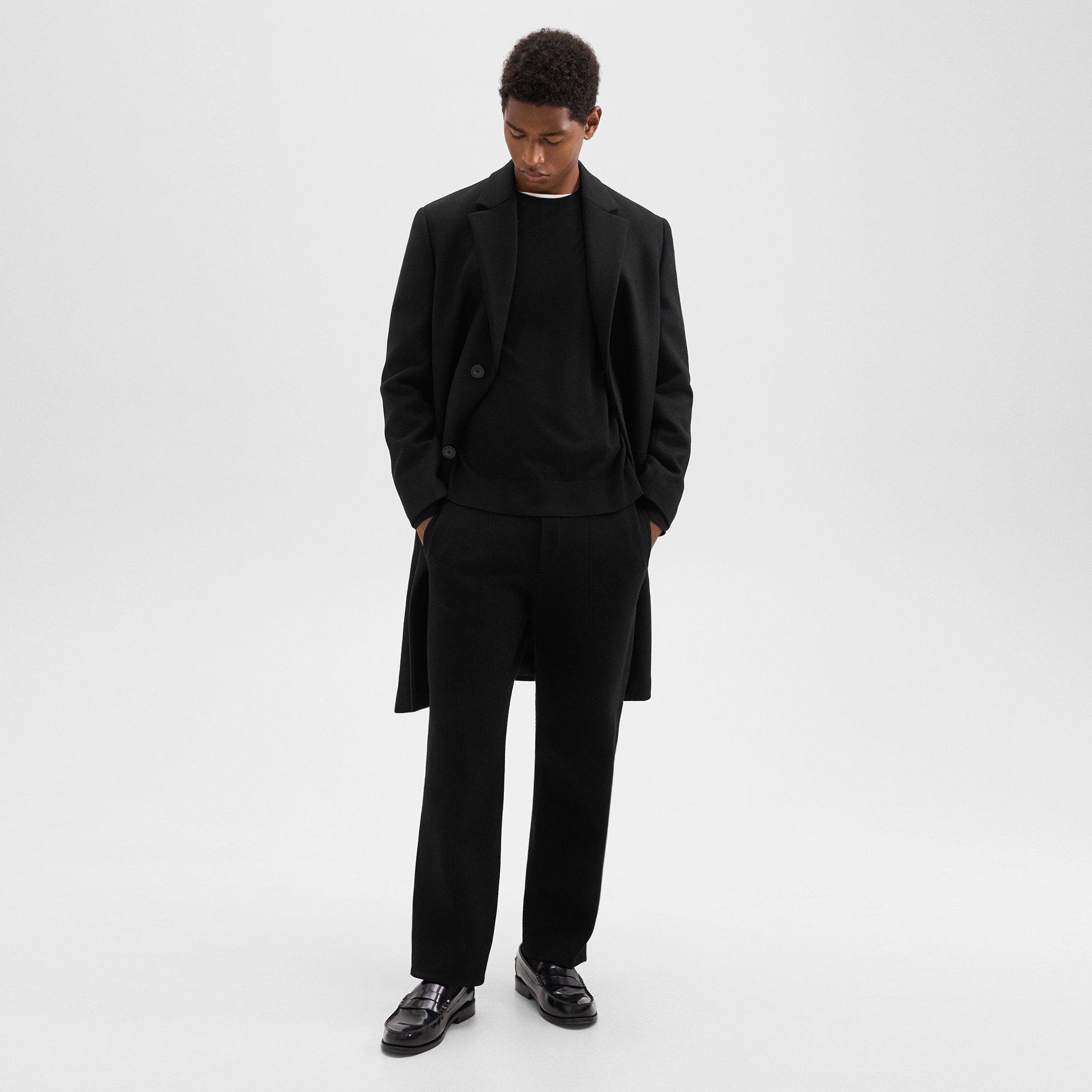 Topcoat in Recycled Wool-Blend Melton - 2