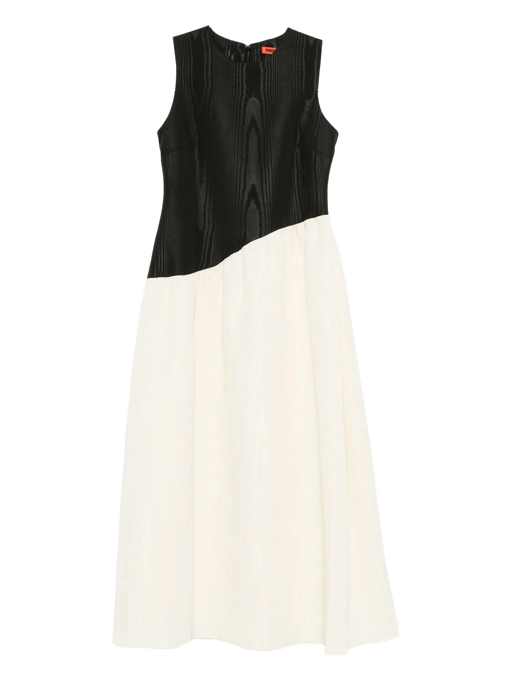 Laurel moiré-effect midi dress - 1