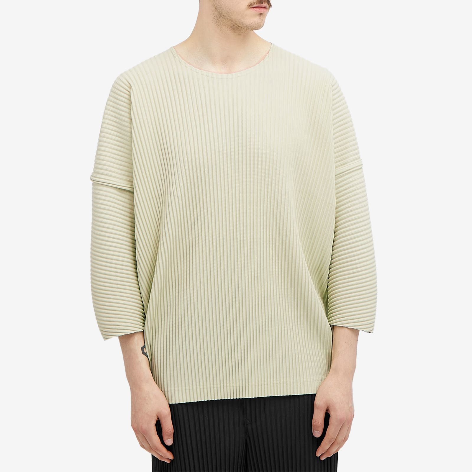 Homme Plissé Issey Miyake Pleated Long Sleeve T-Shirt - 2