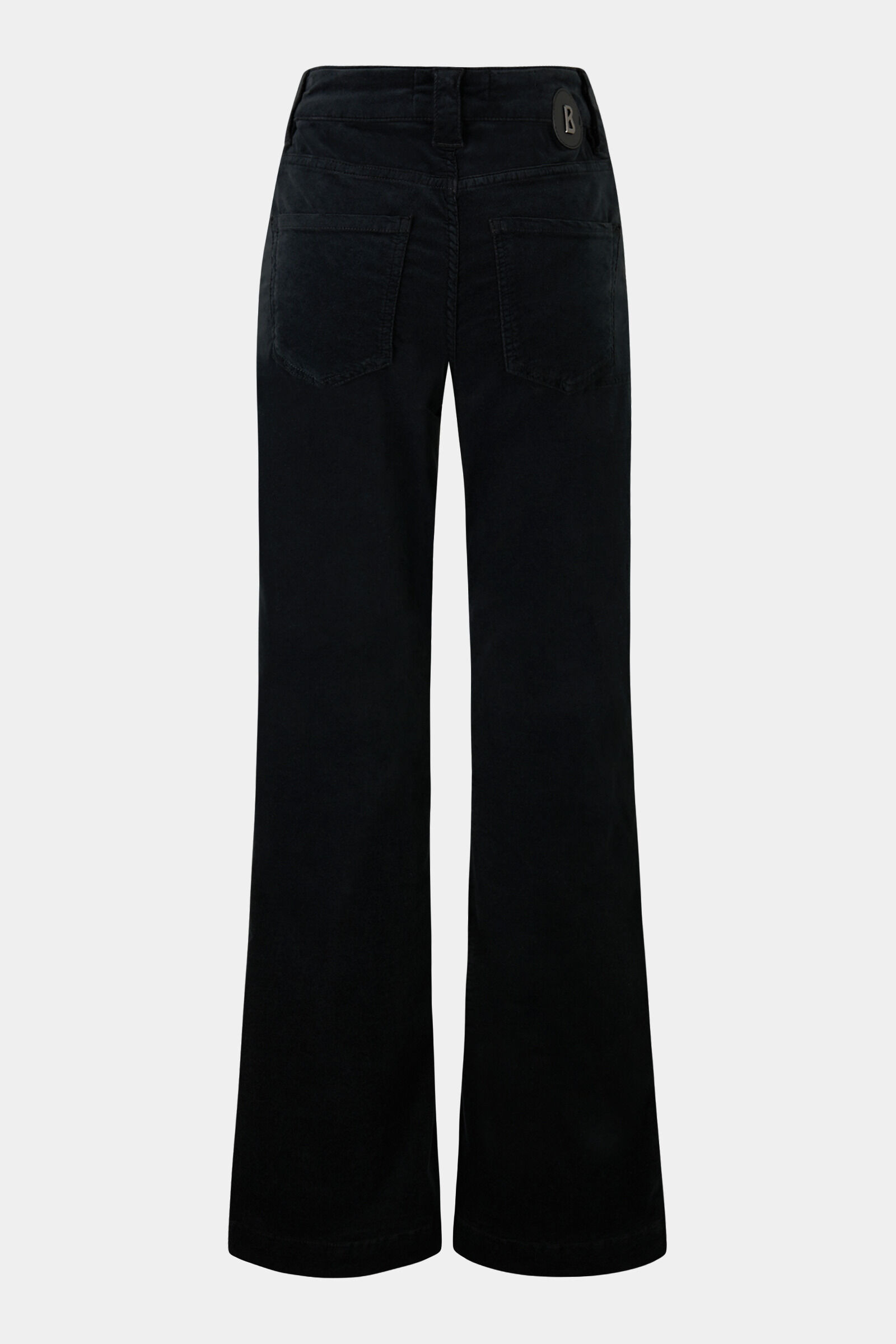 Devin velvet trousers in Black - 2