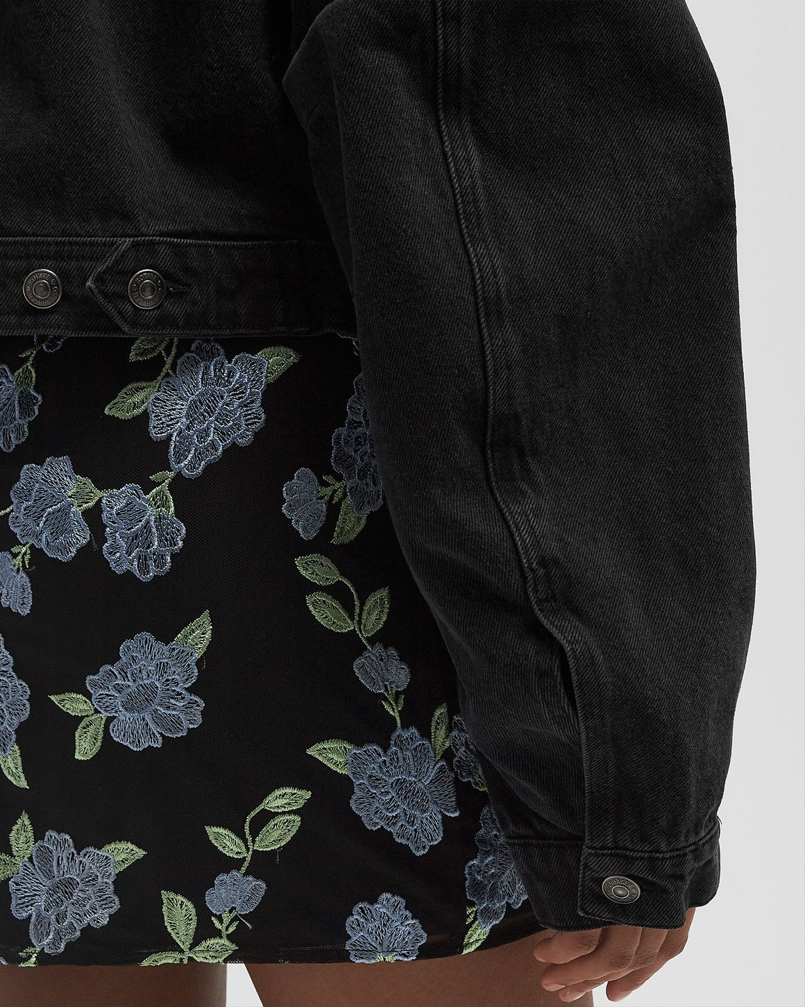 Denim Oversized Jacket - 5