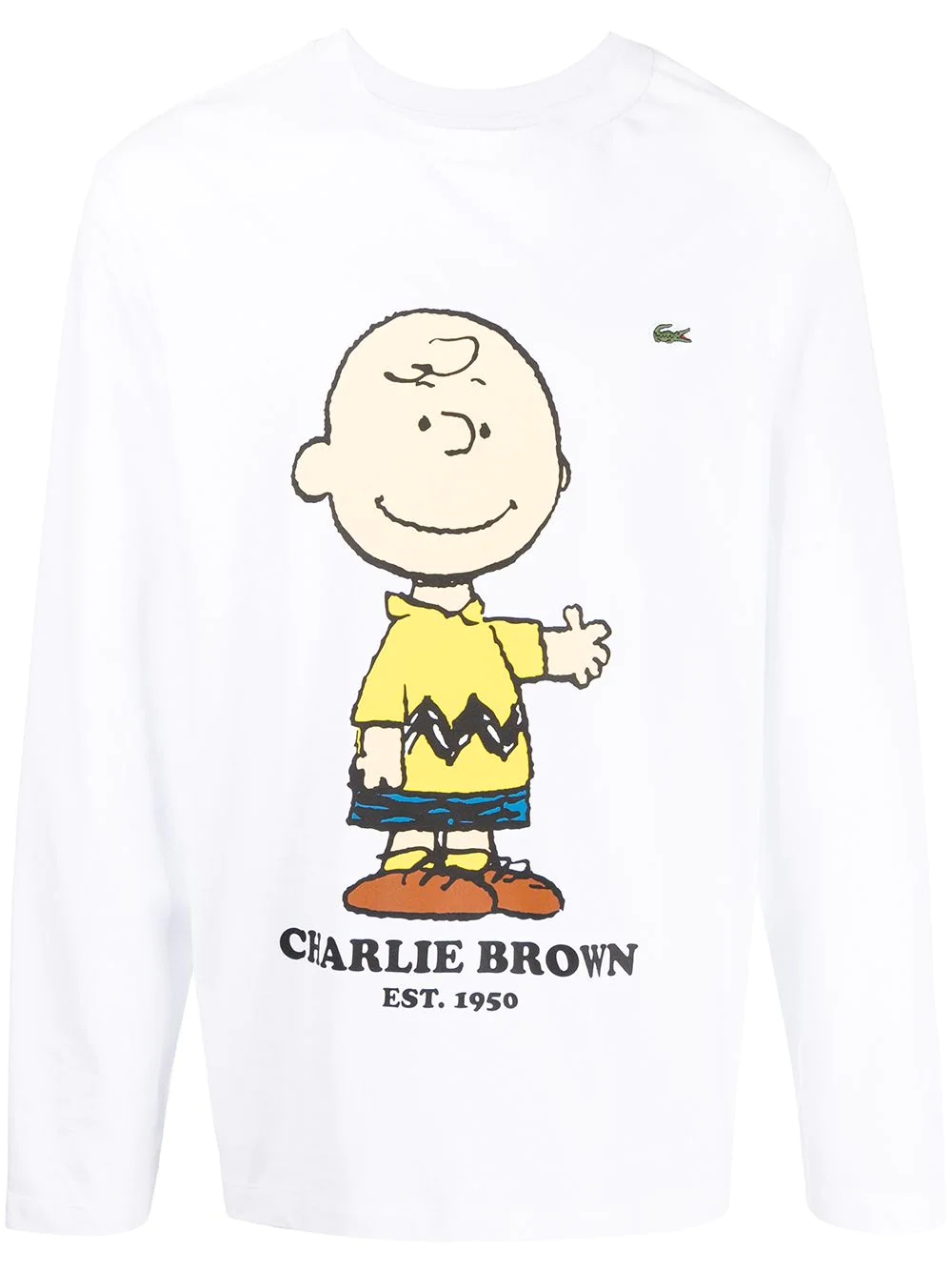 x Peanuts Charlie Brown-print hoodie - 1