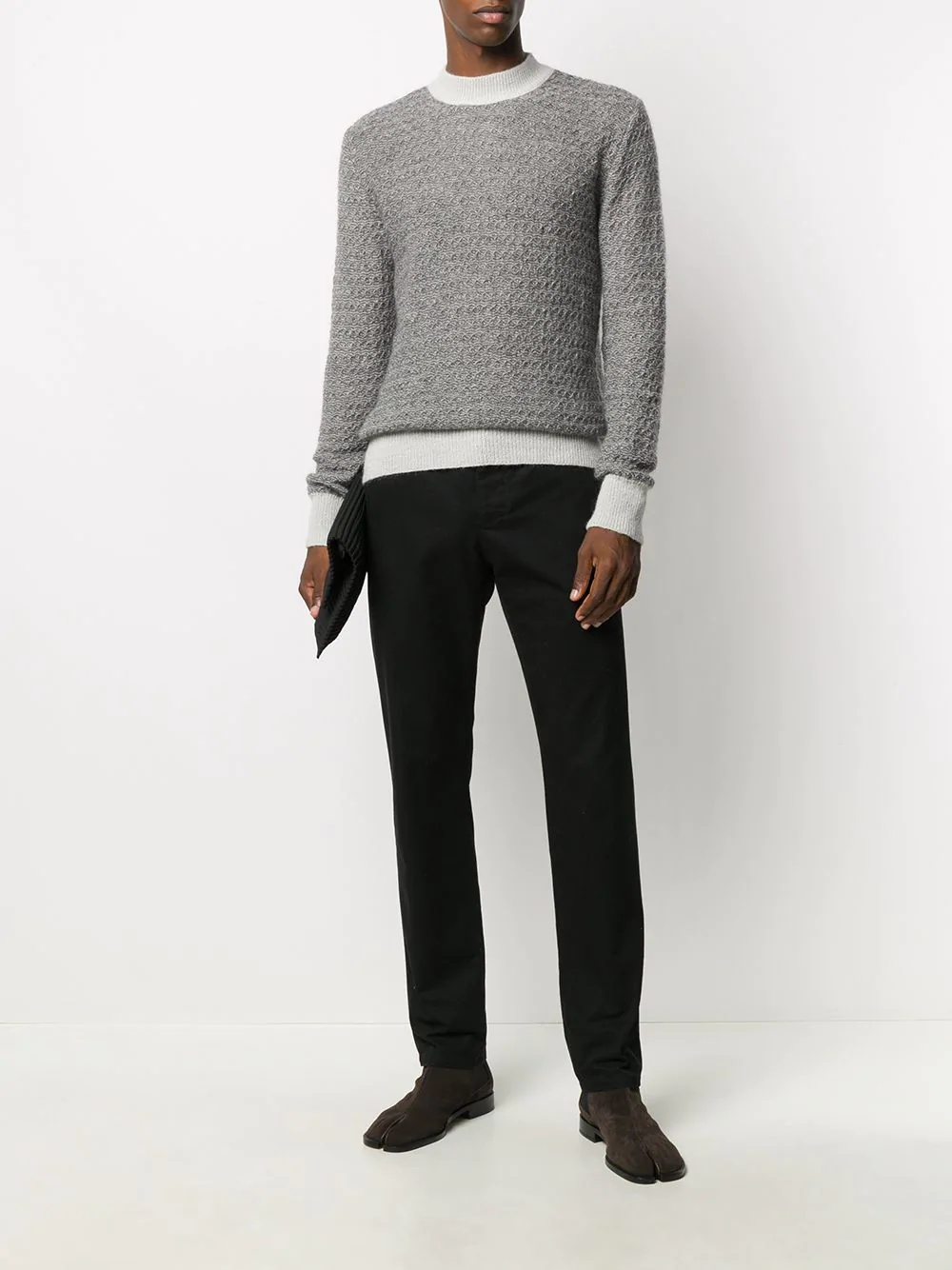 Volume contrast-trimmed jumper - 2