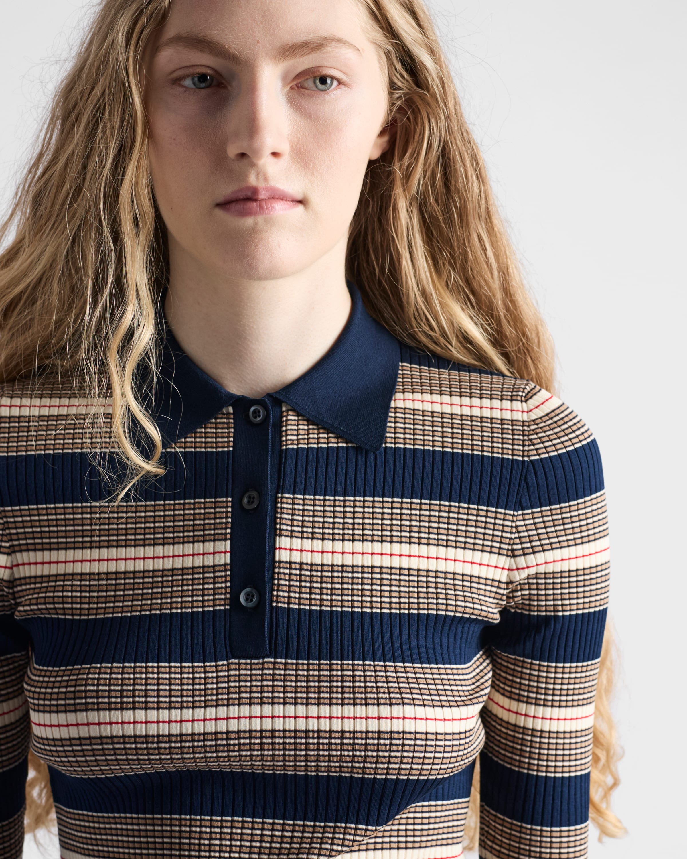 Striped cotton polo shirt - 3
