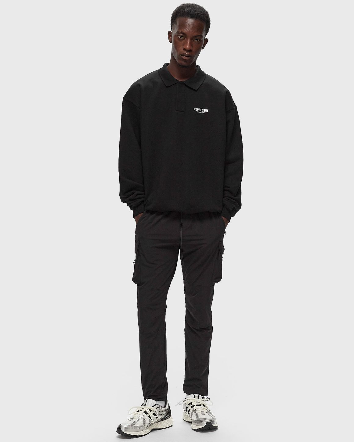 REPRESENT OWNERS CLUB LS POLO SWEAT - 3
