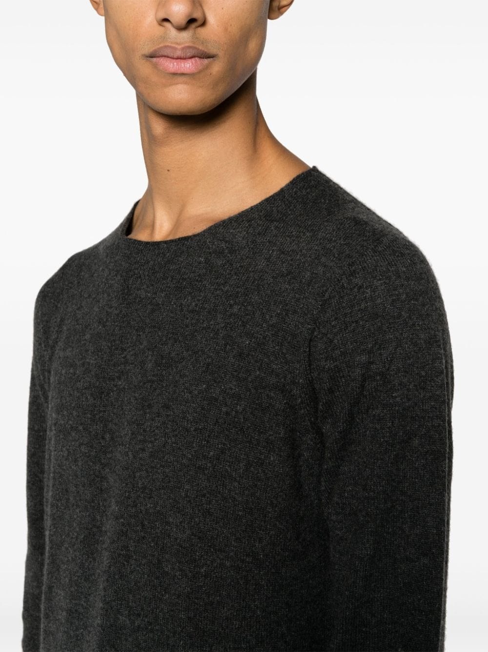 crew-neck cashmere jumper - 5