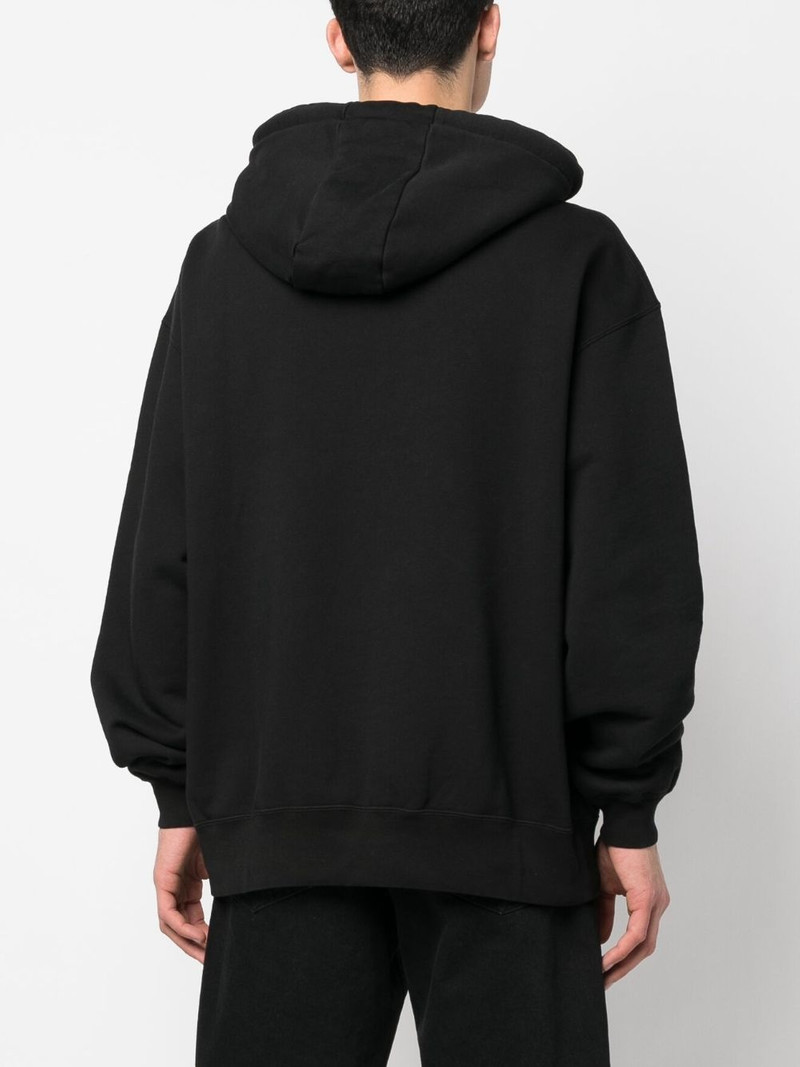 로고 인쇄 면 hoodie 4