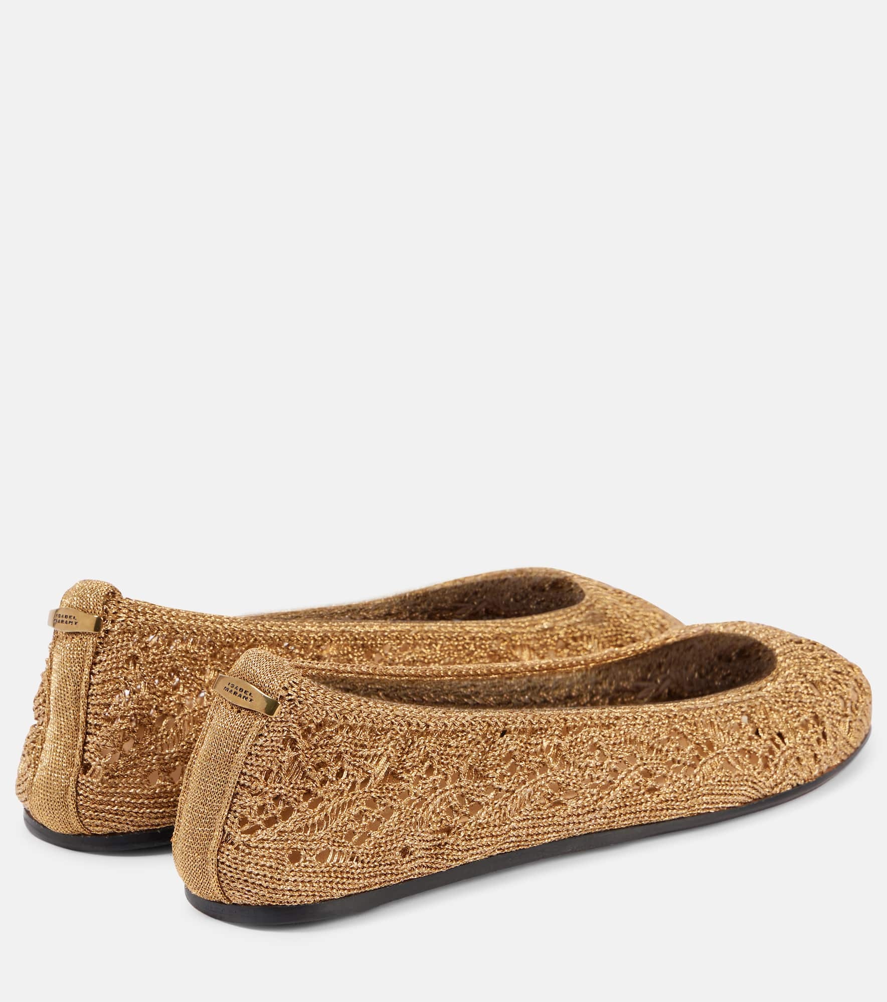 Belna metallic ballet flats - 2