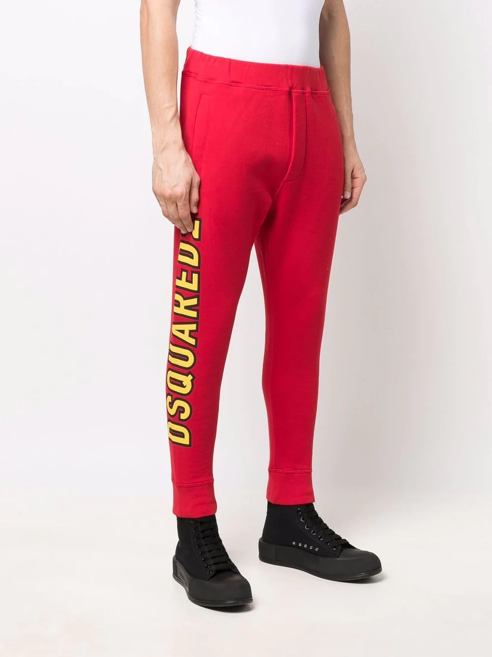 logo-print track pants - 3