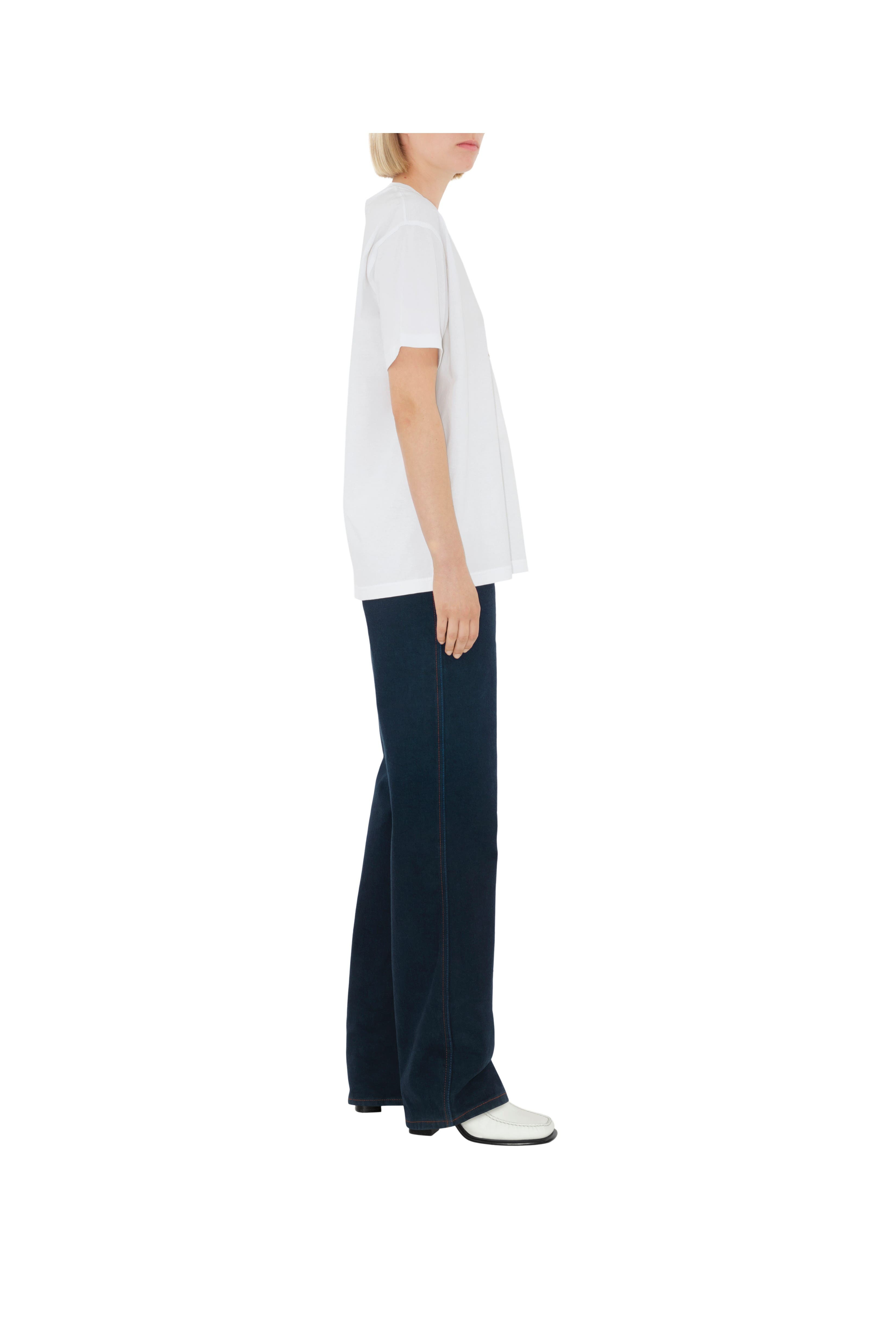 burberry Check Pocket Cotton T-shirt in White at Nordstrom - 3