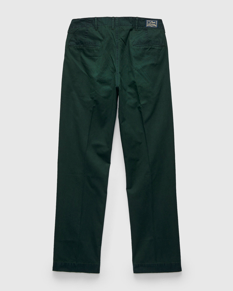 Studio D'Artisan Overdye Chino Pants in Indigo Green outlook