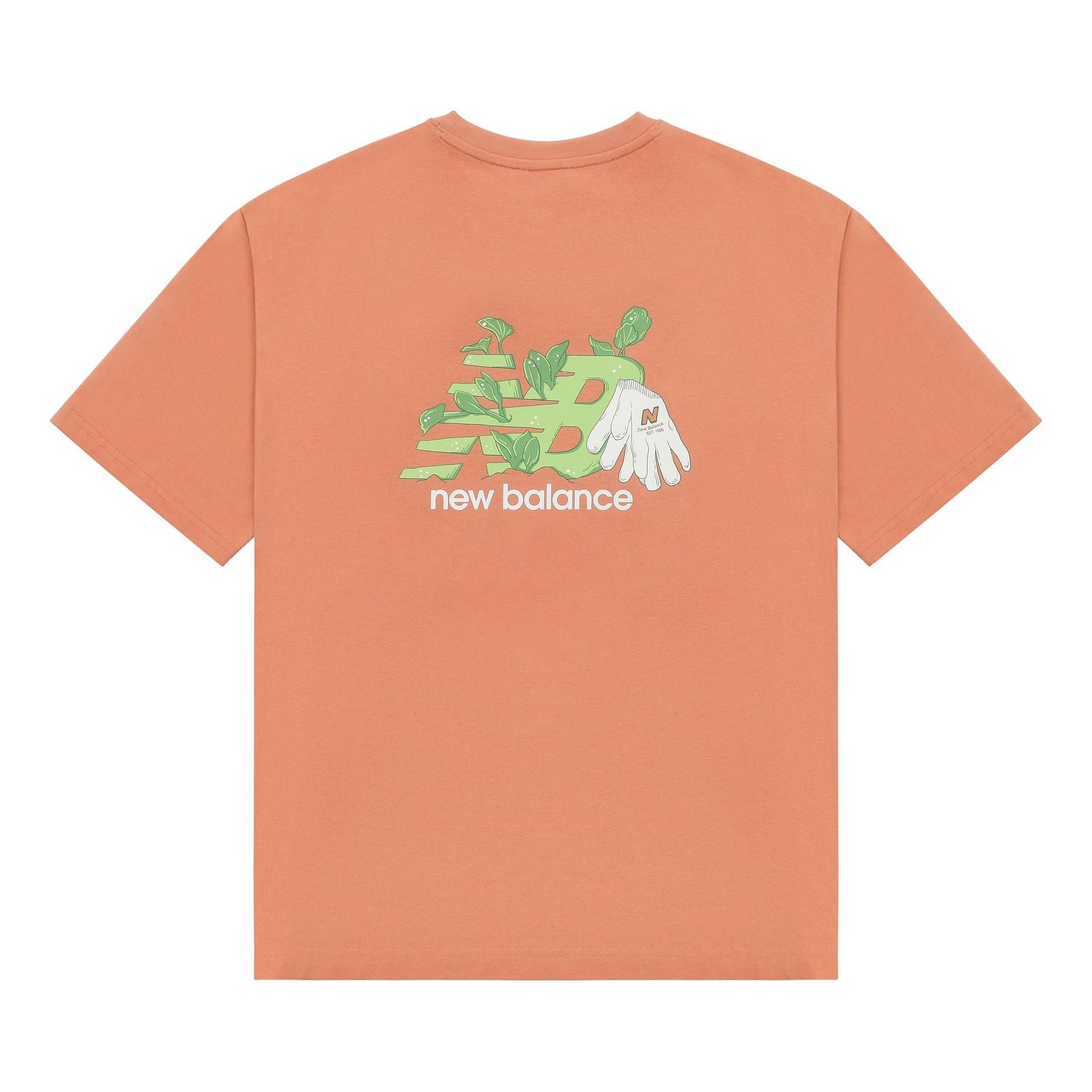 New Balance Graphic Logo Casual Tee 'Orange' AMT31330-SCE - 2