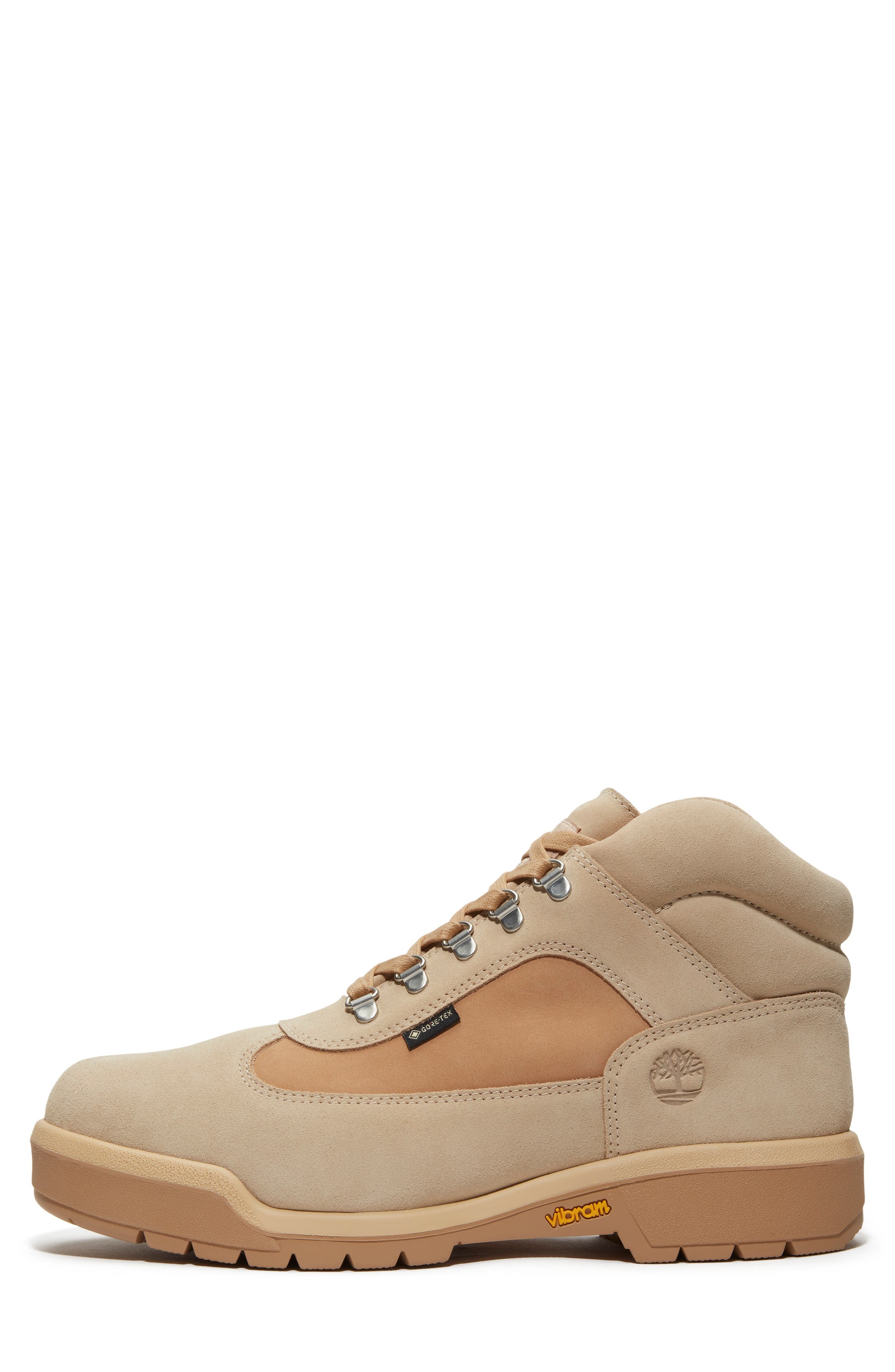 Timberland Field GoreTex® Waterproof Boot in Medium Beige Suede at Nordstrom - 8