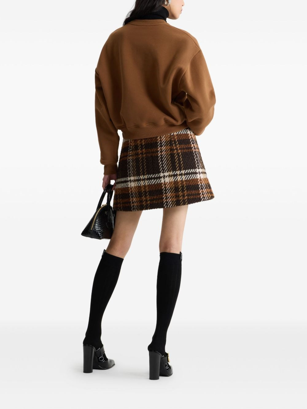Trapeze miniskirt - 3