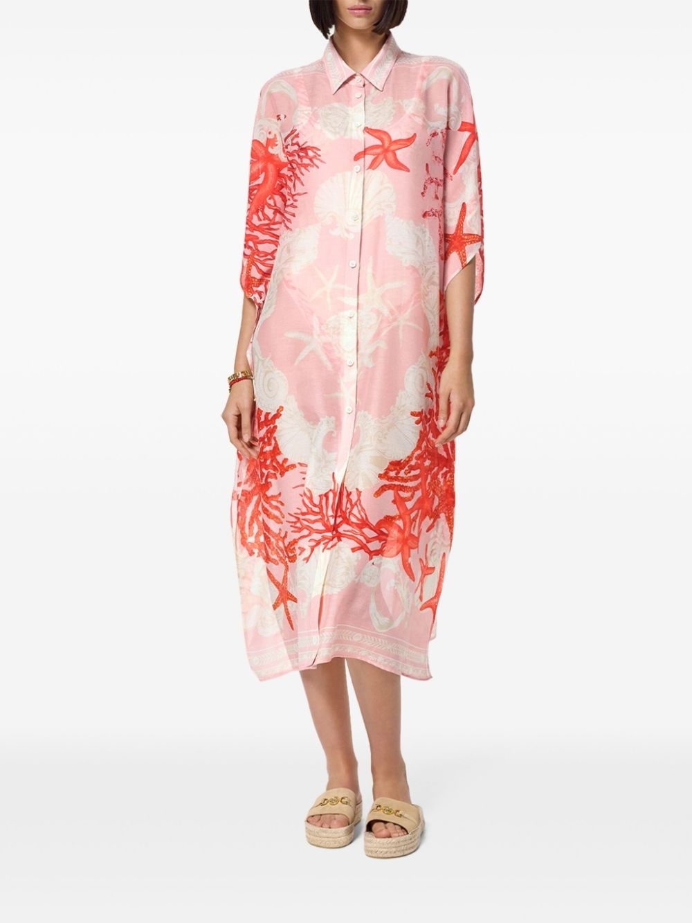 Barocco Sea shirt cover-up - 3