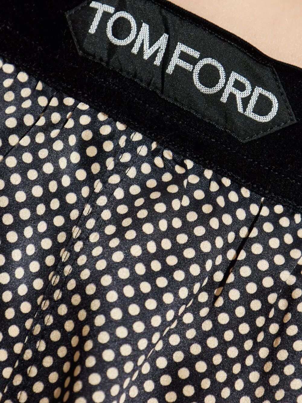Polka Dot Silk Pj Shorts - 5