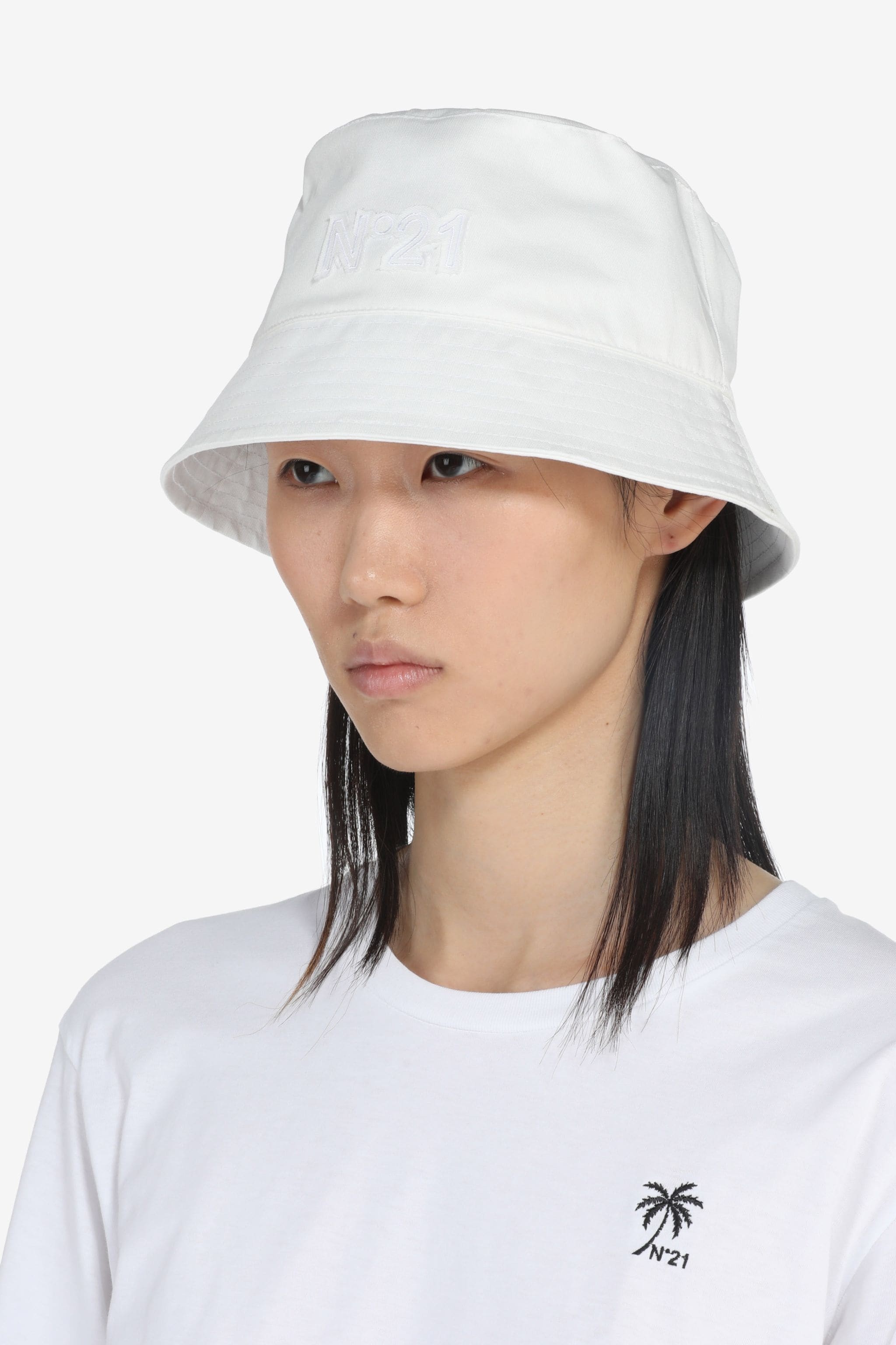 LOGO-APPLIQUÉ BUCKET HAT - 2