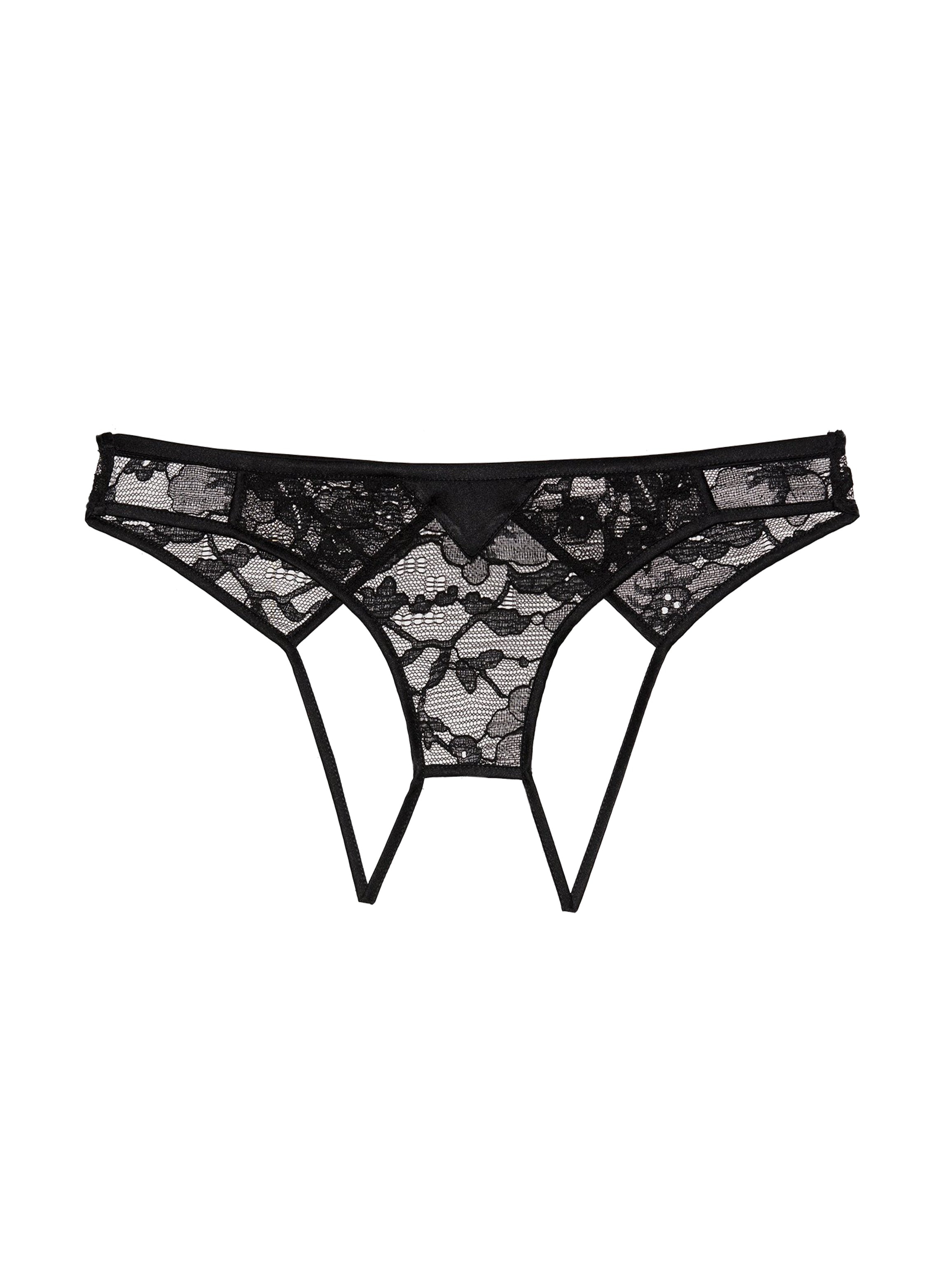 Magnolia Lace Ouvert Panty - 1