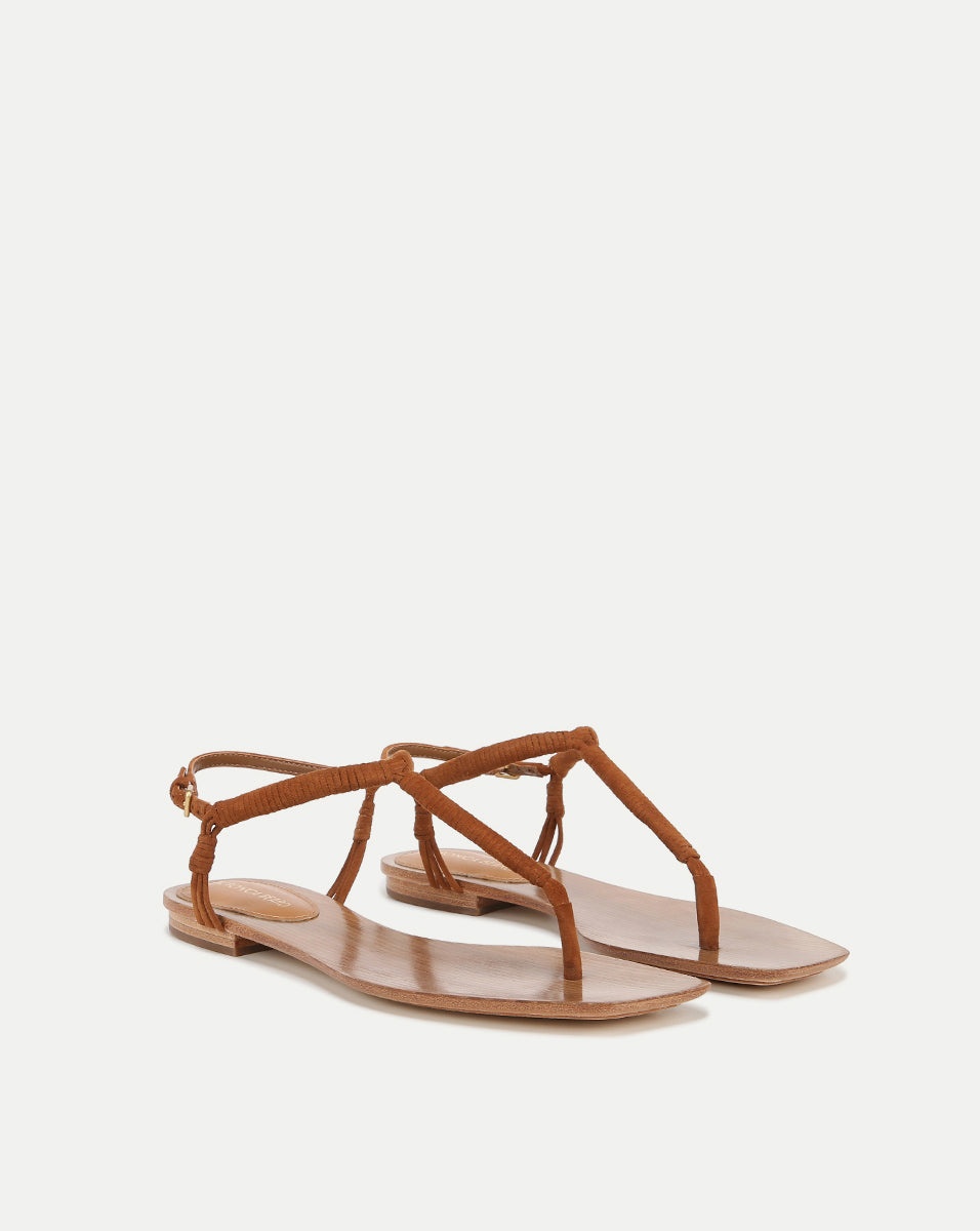 AMELIA T-STRAP SUEDE SANDAL - 2