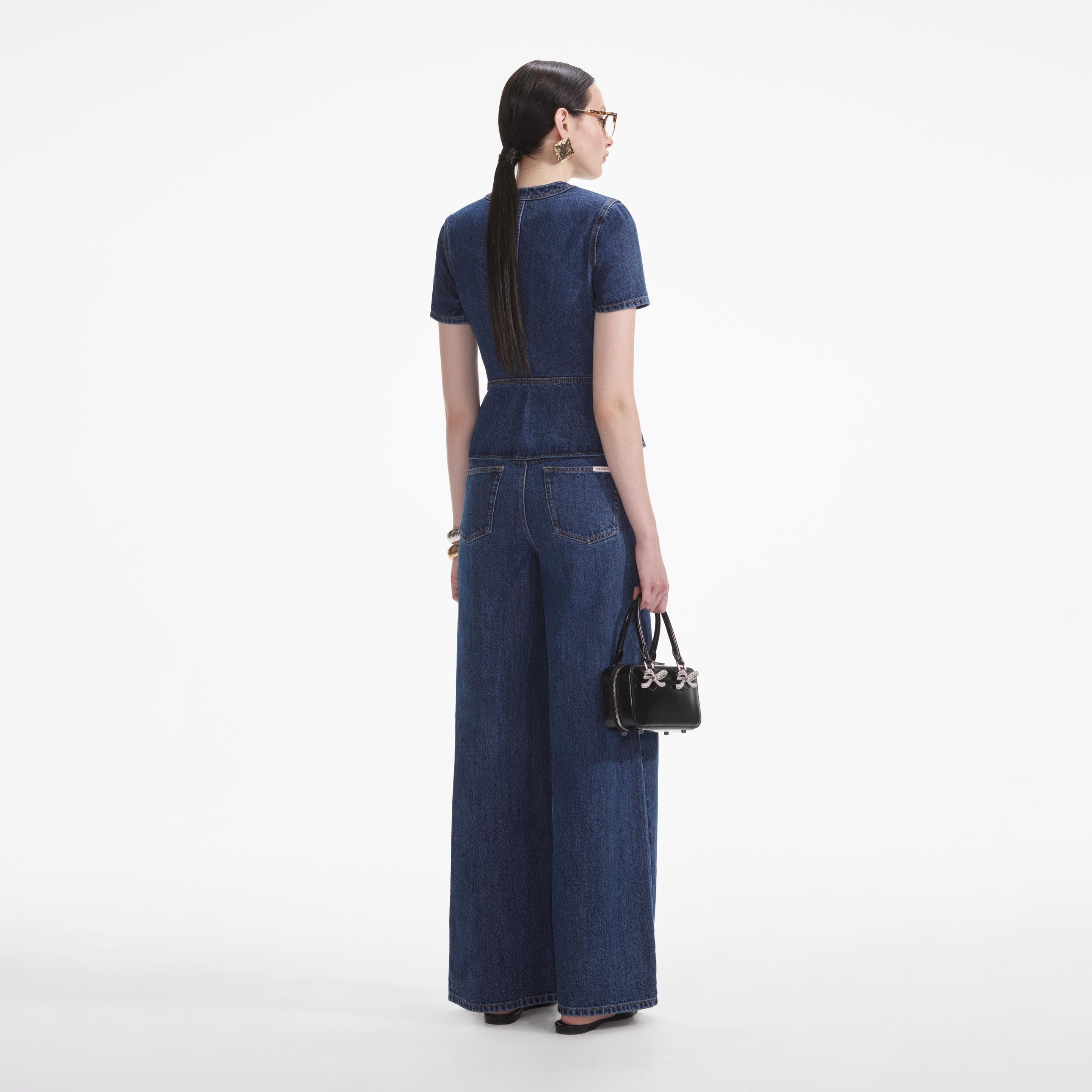 Denim Buttoned Jumpsuit - 3