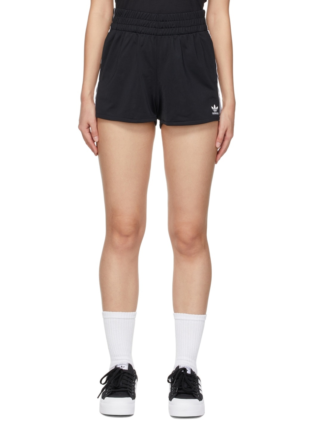 Black Adicolor Classics 3-Stripes Shorts - 1