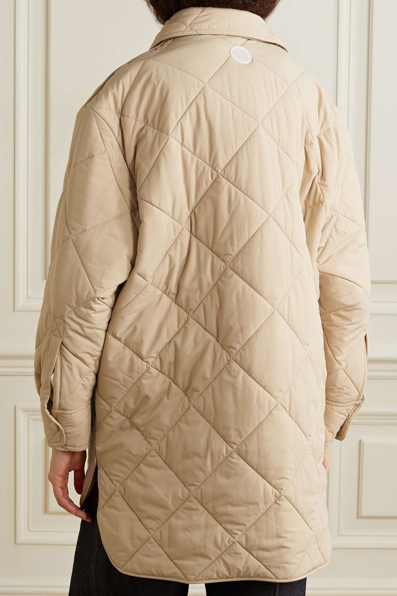 Oversized quilted padded shell jacket - 3