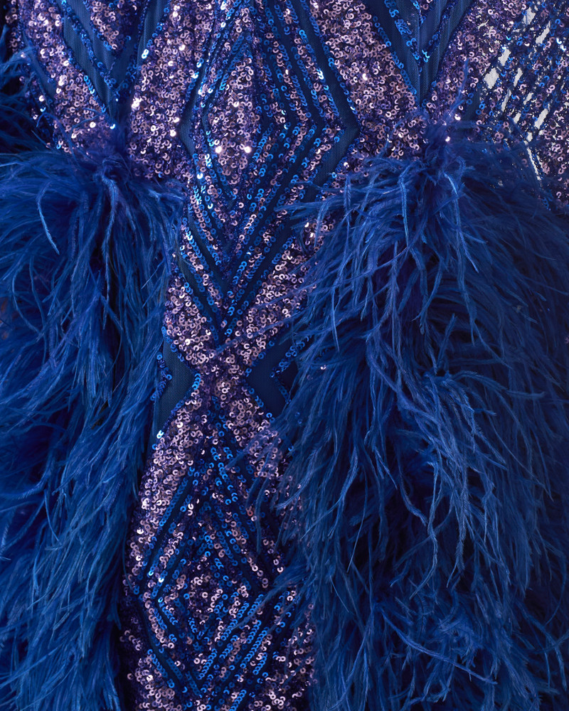 Casta Diva Follies in Royal Blue 4