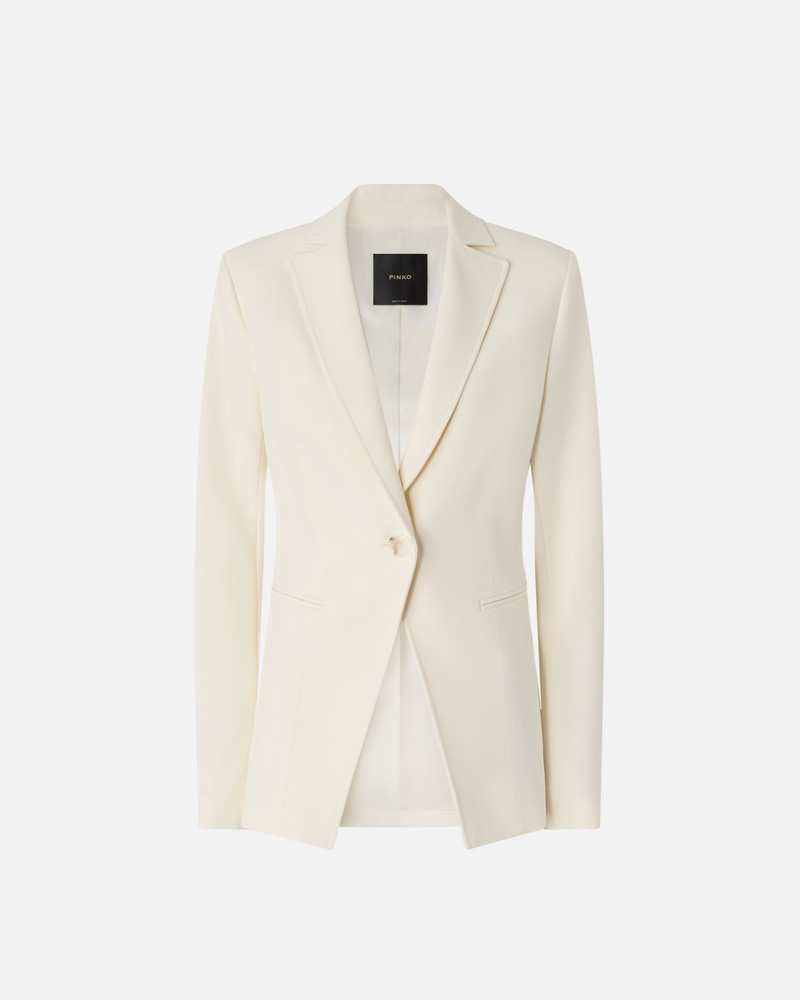 SINGLE-BREASTED JACKET WITH FITTED WAIST 1