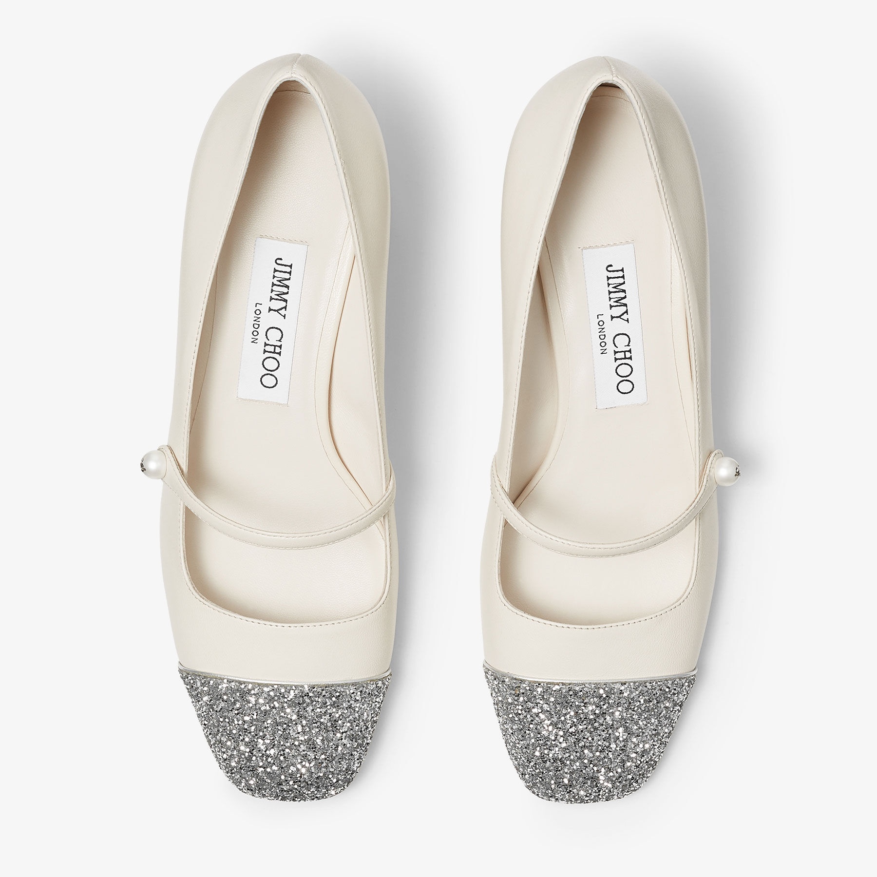 Elisa 45
Silver/Latte Glitter Leather Pumps - 4